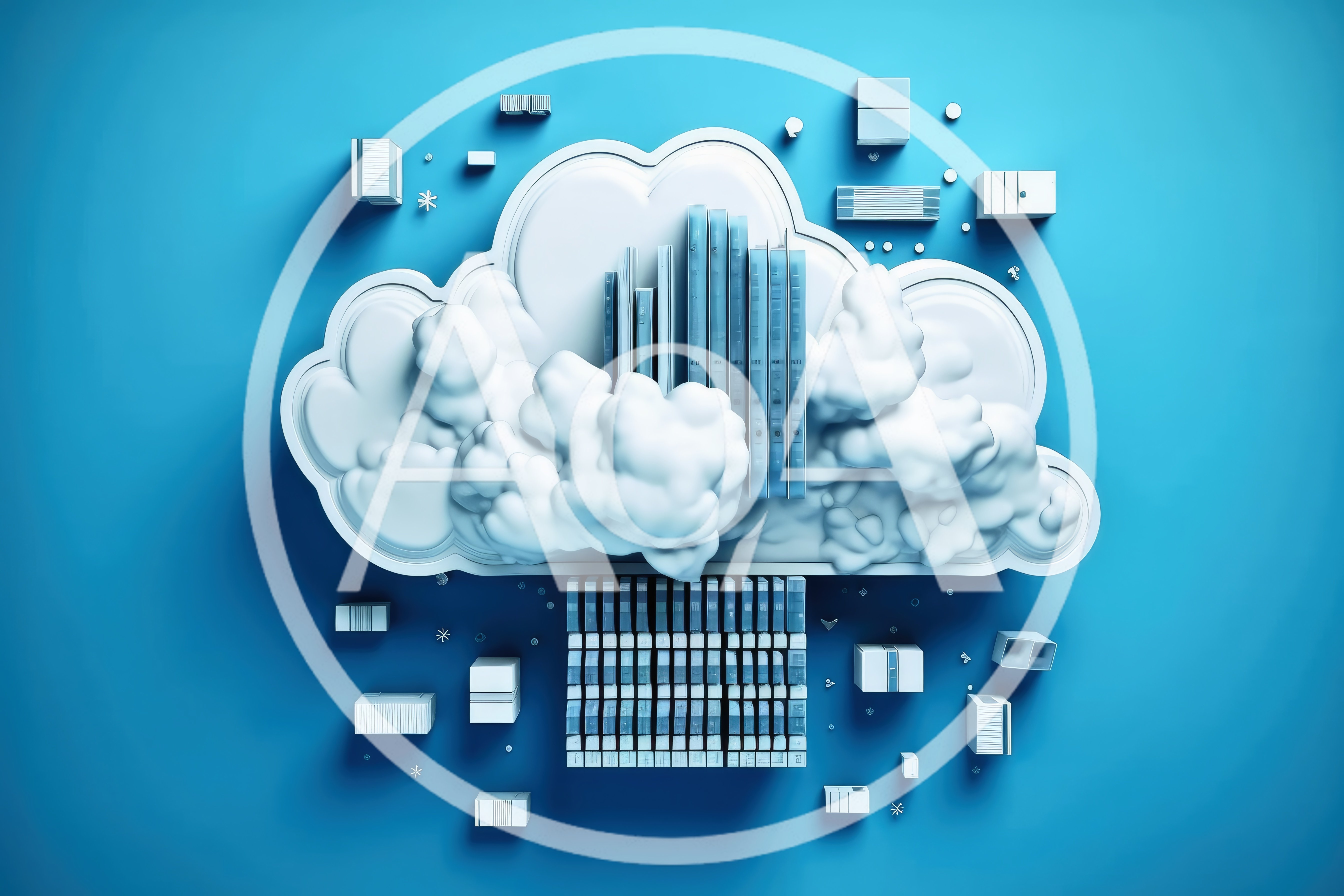 Abstract Cloud Computing Infrastructure Concept