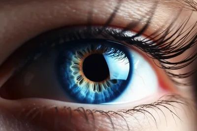 Extreme Close Up Of A Human Eye