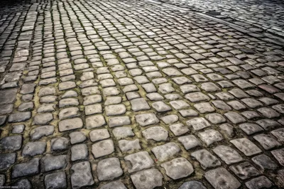 Old Cobblestone Street Surface Texture