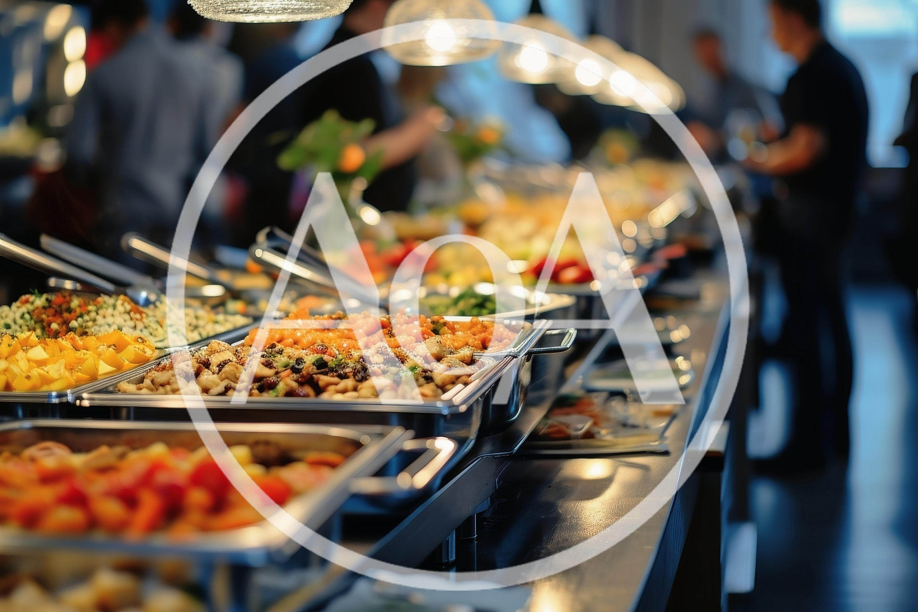 Buffet Food Display at a Restaurant