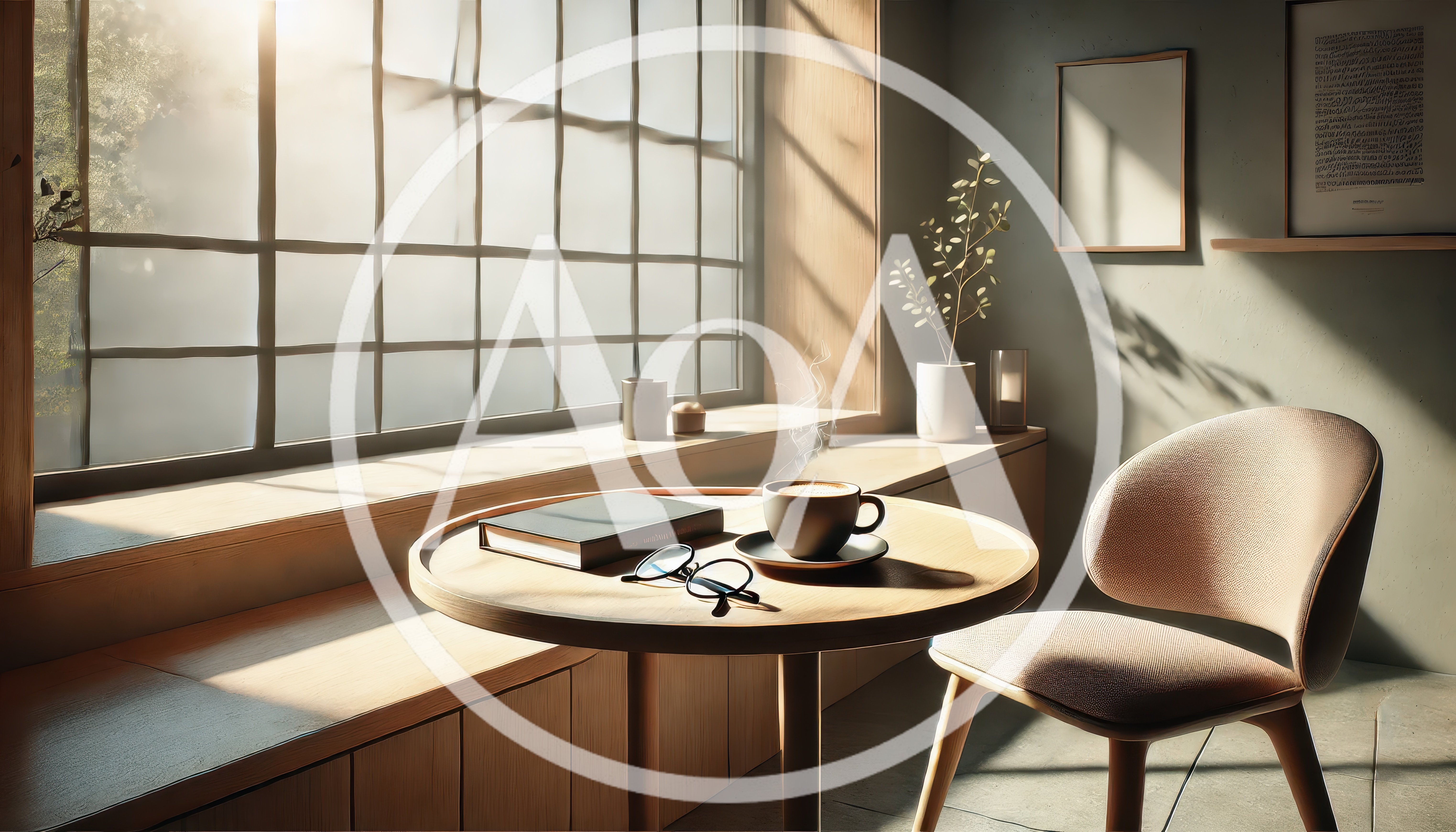 Cozy Morning Coffee Setup By A Sunny Window