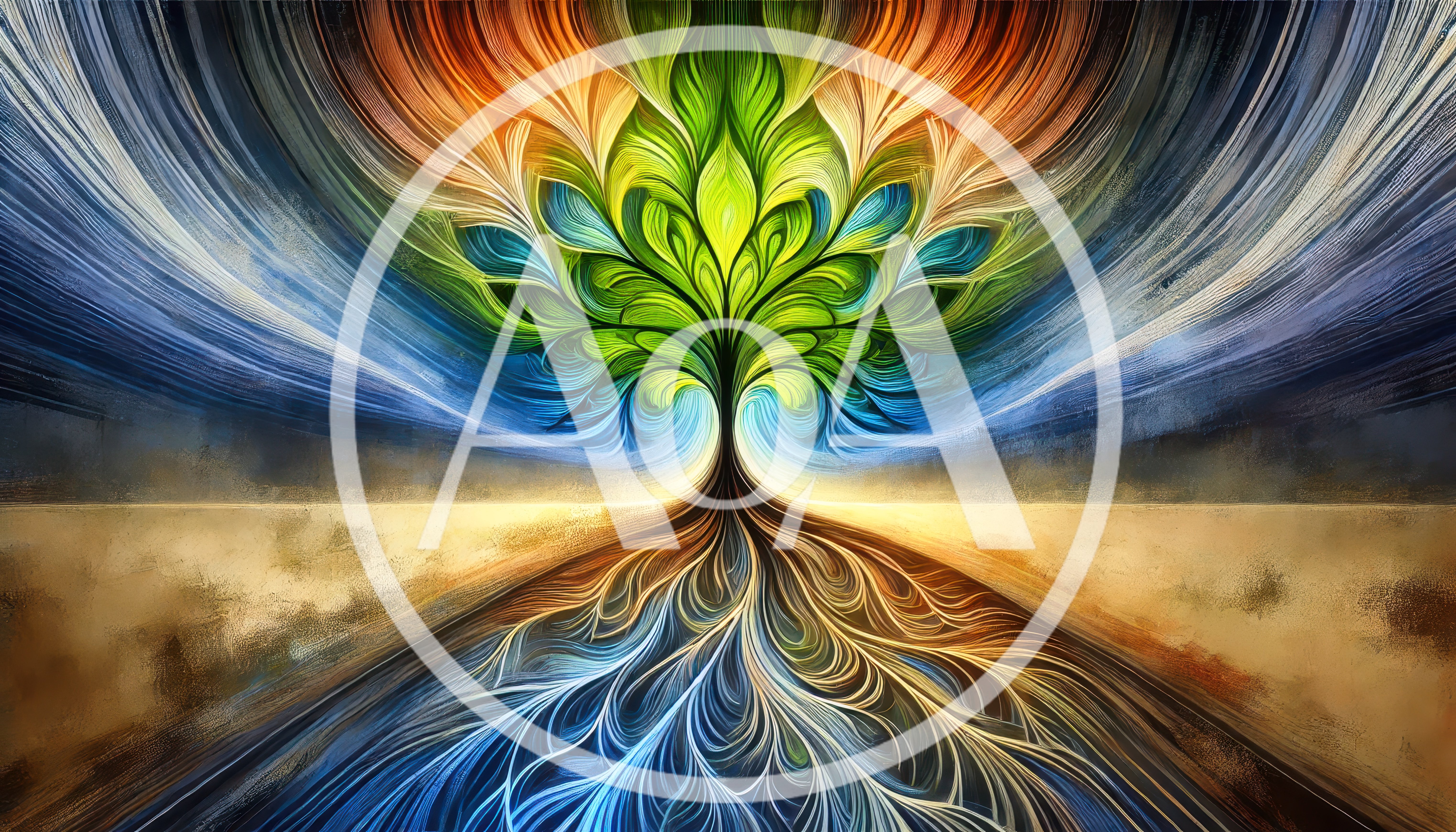 Abstract Surreal Tree Of Life Digital Art