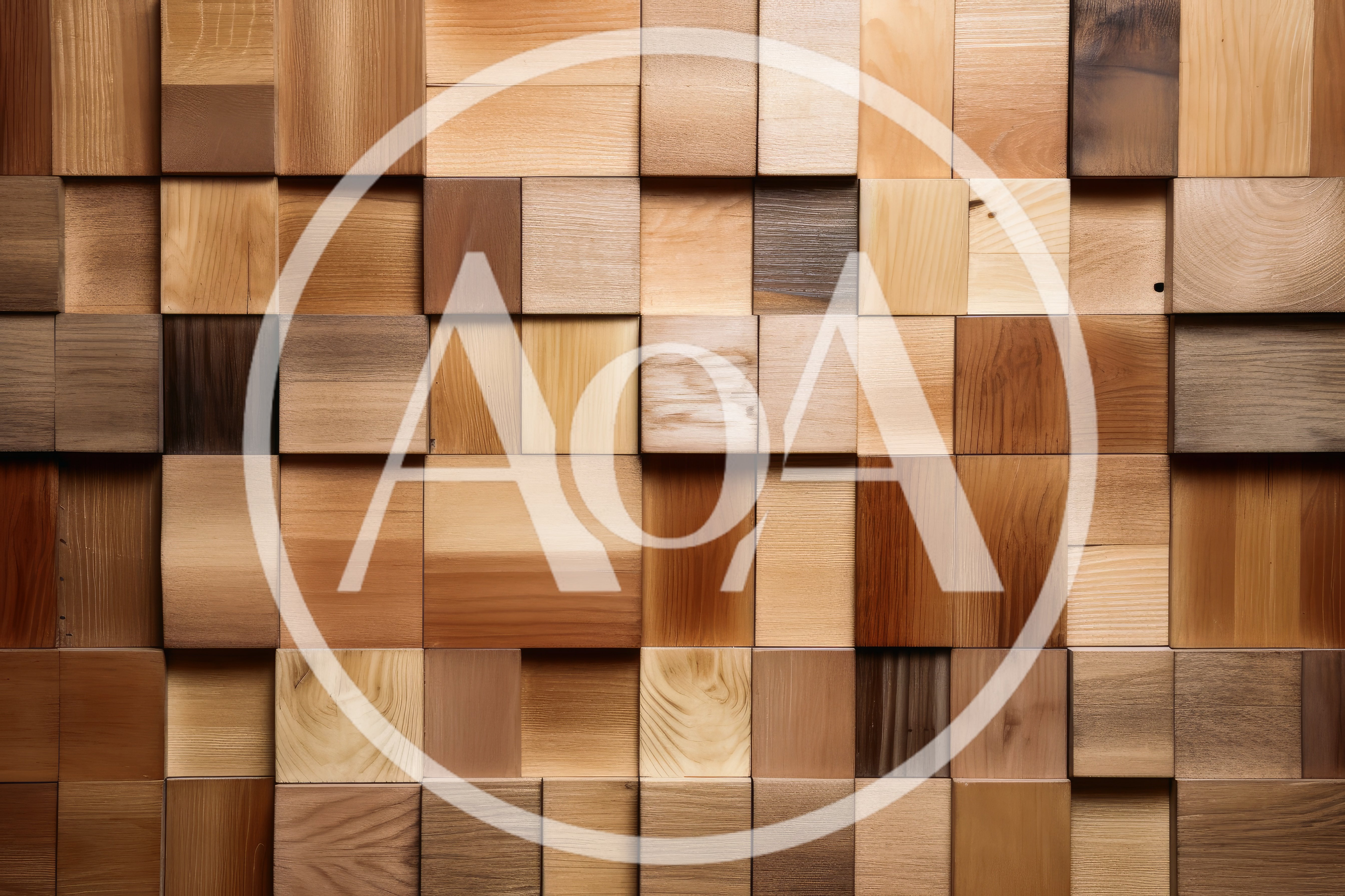 Abstract Wooden Block Wall Texture Background