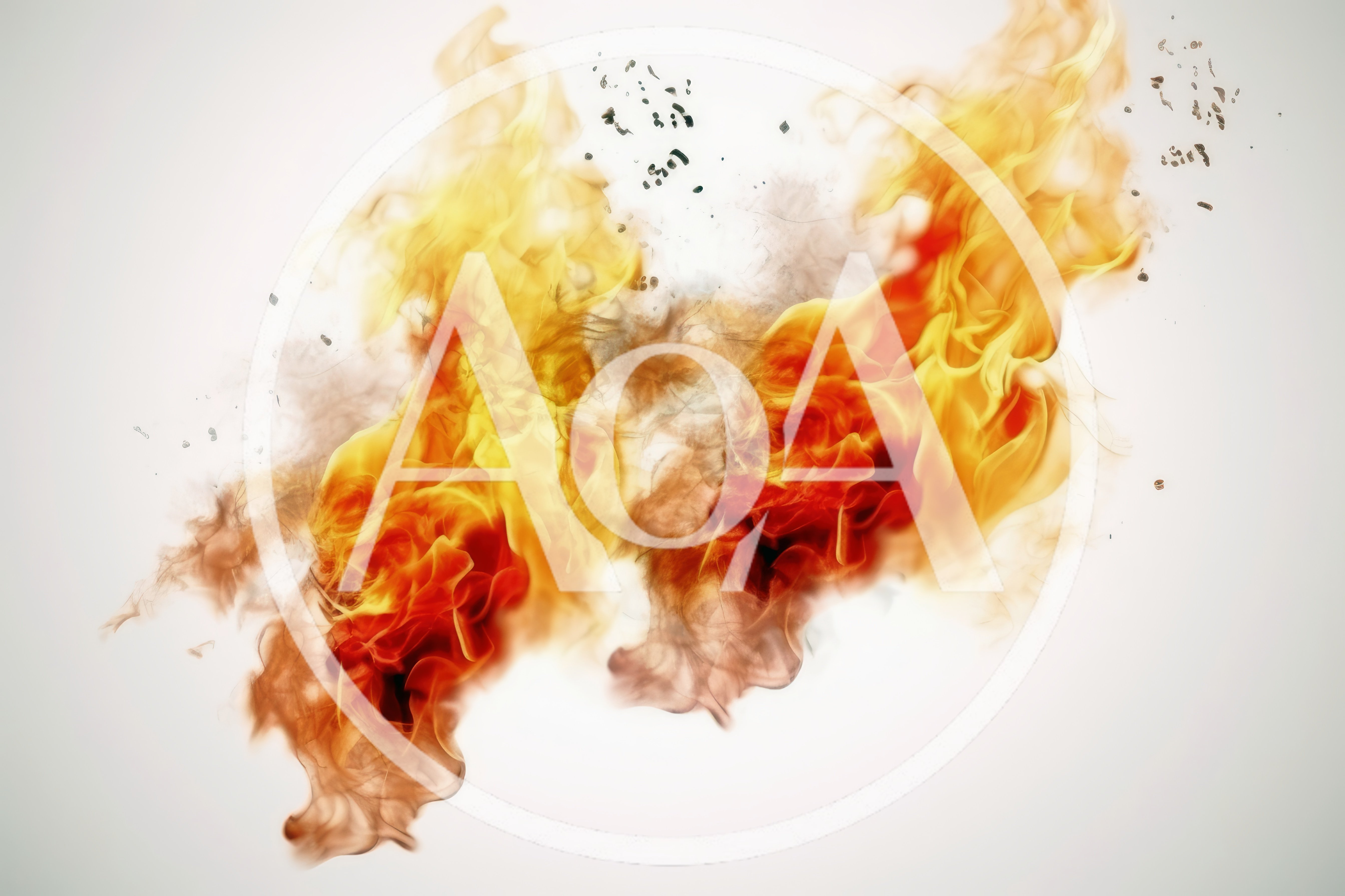 Dynamic Fire Explosion With Floating Embers And Smoke