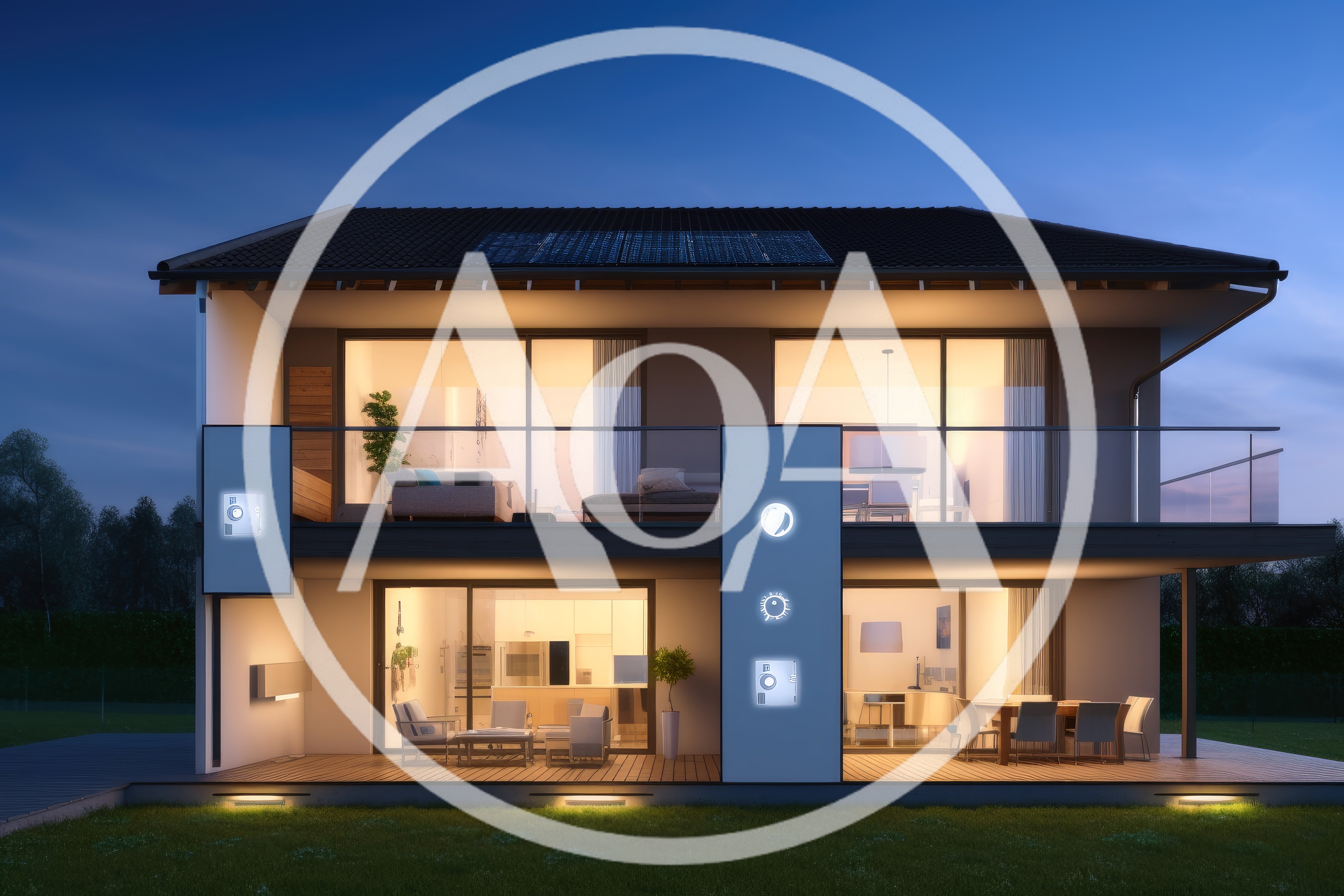 Modern Two Story House With Smart Home Technology