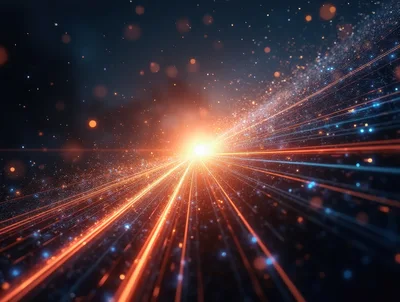 Abstract Cosmic Light Speed Warp Tunnel