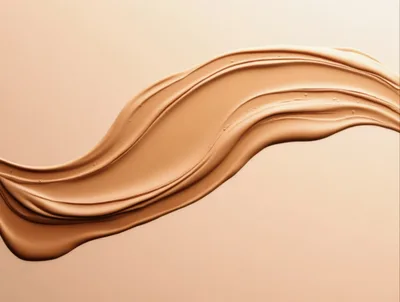 Liquid Foundation Makeup Swirl Texture