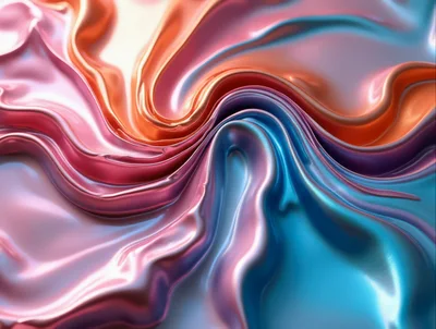 Abstract Liquid Flowing Silk Texture Background