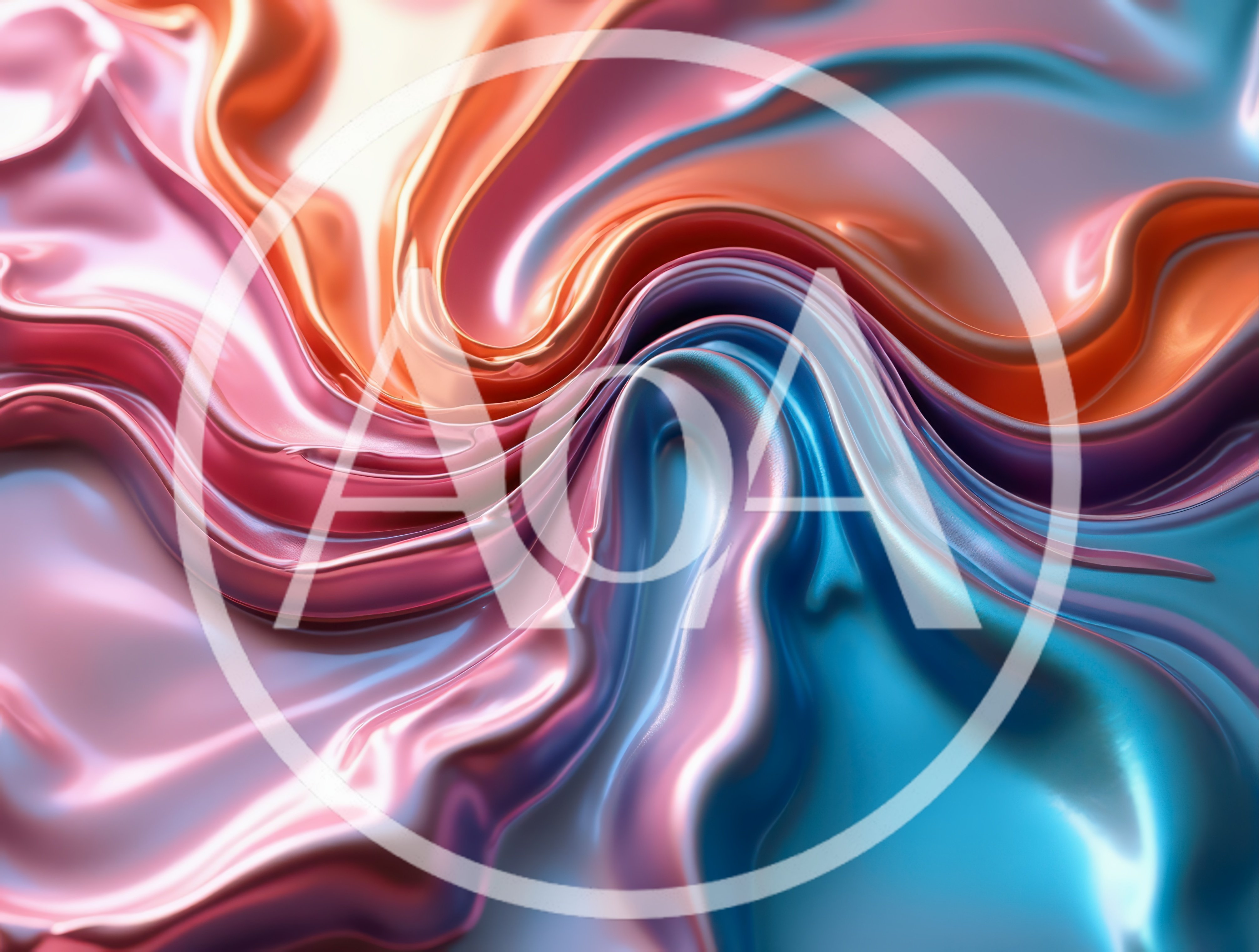 Abstract Liquid Flowing Silk Texture Background