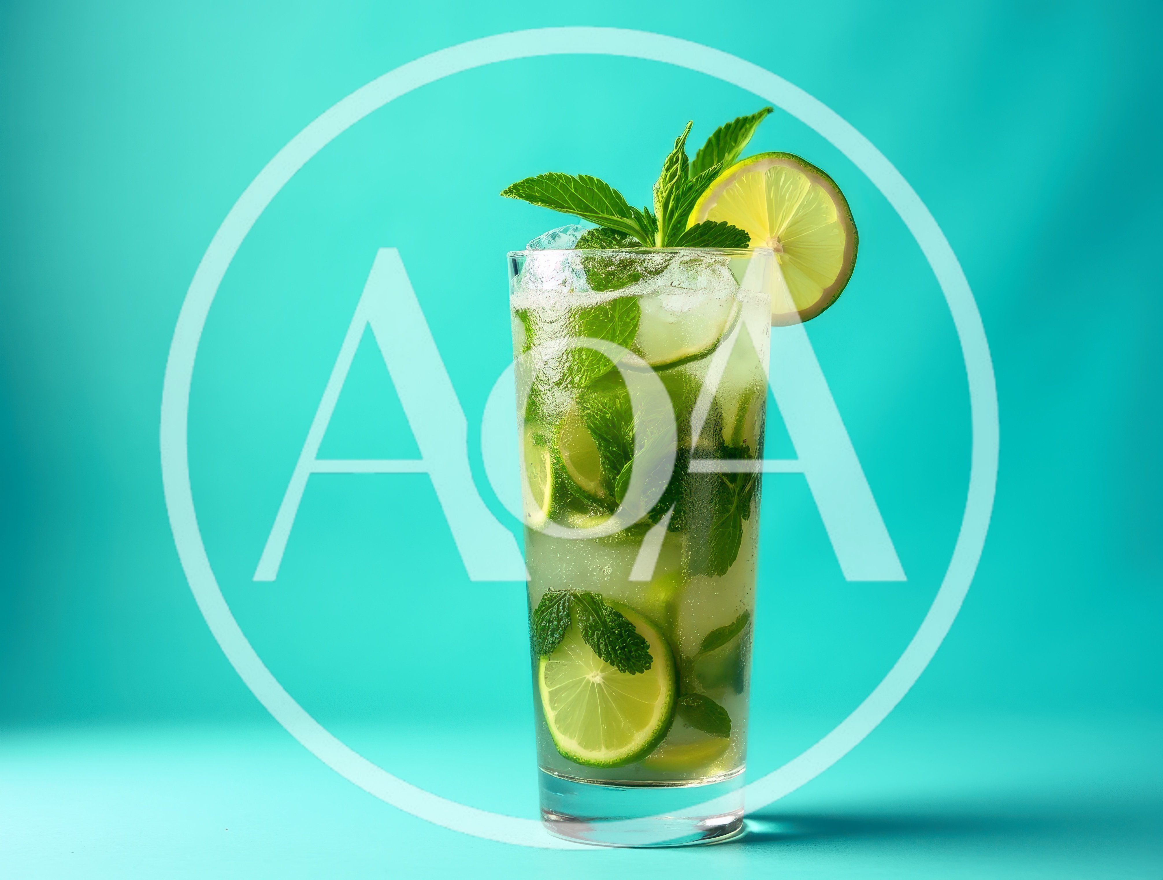 Refreshing Mojito Cocktail With Lime And Mint