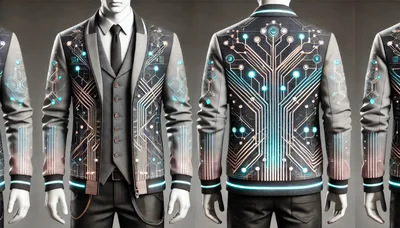 Futuristic Cybernetic Suit Display On Mannequins