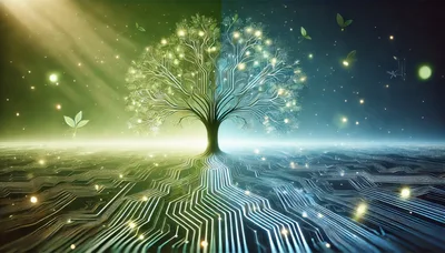 Digital Circuit Tree Merging Nature And Technology