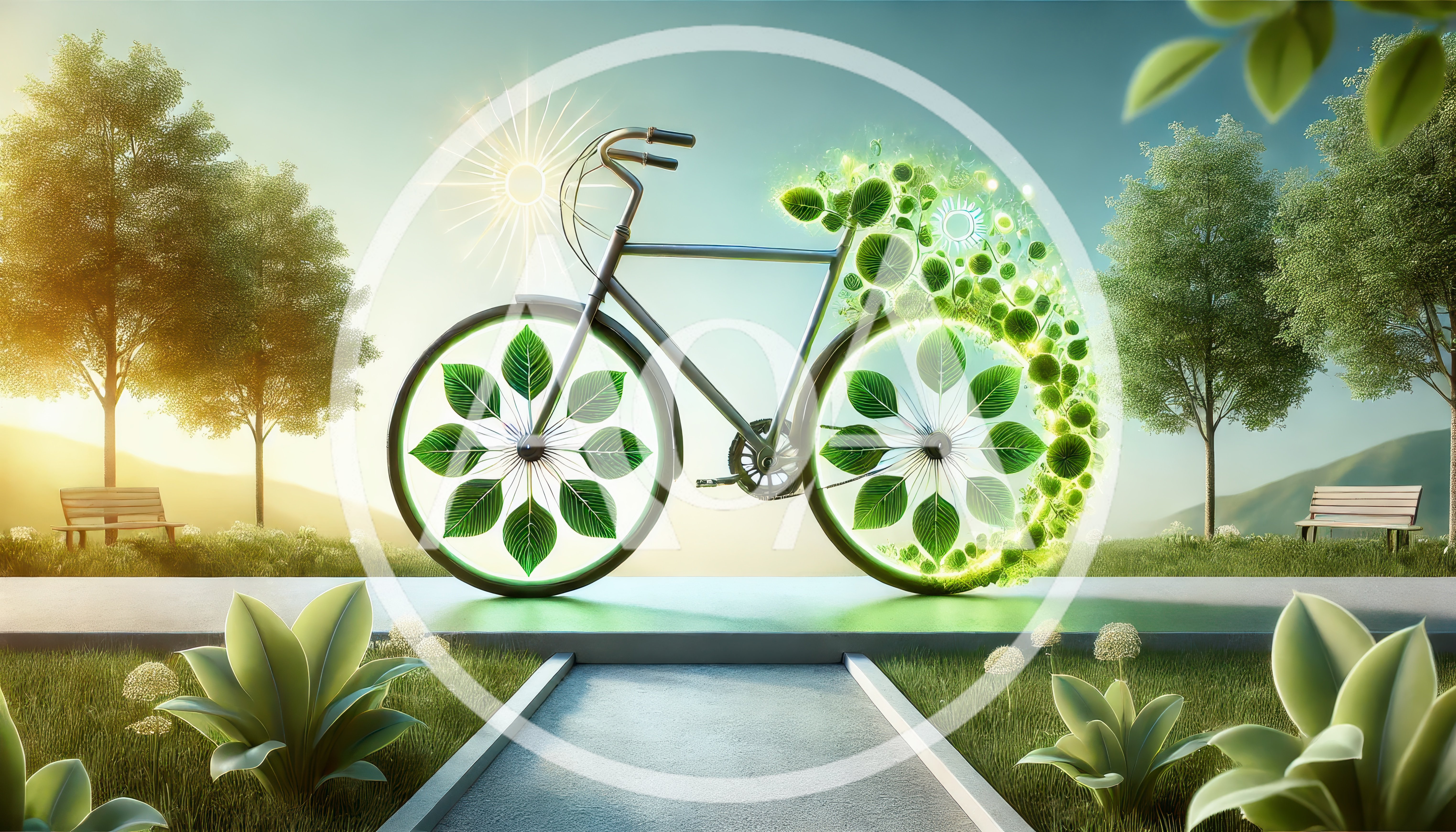 Conceptual Eco Friendly Bicycle With Leaf Wheels