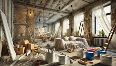 Renovating A Spacious Industrial Loft Apartment Interior