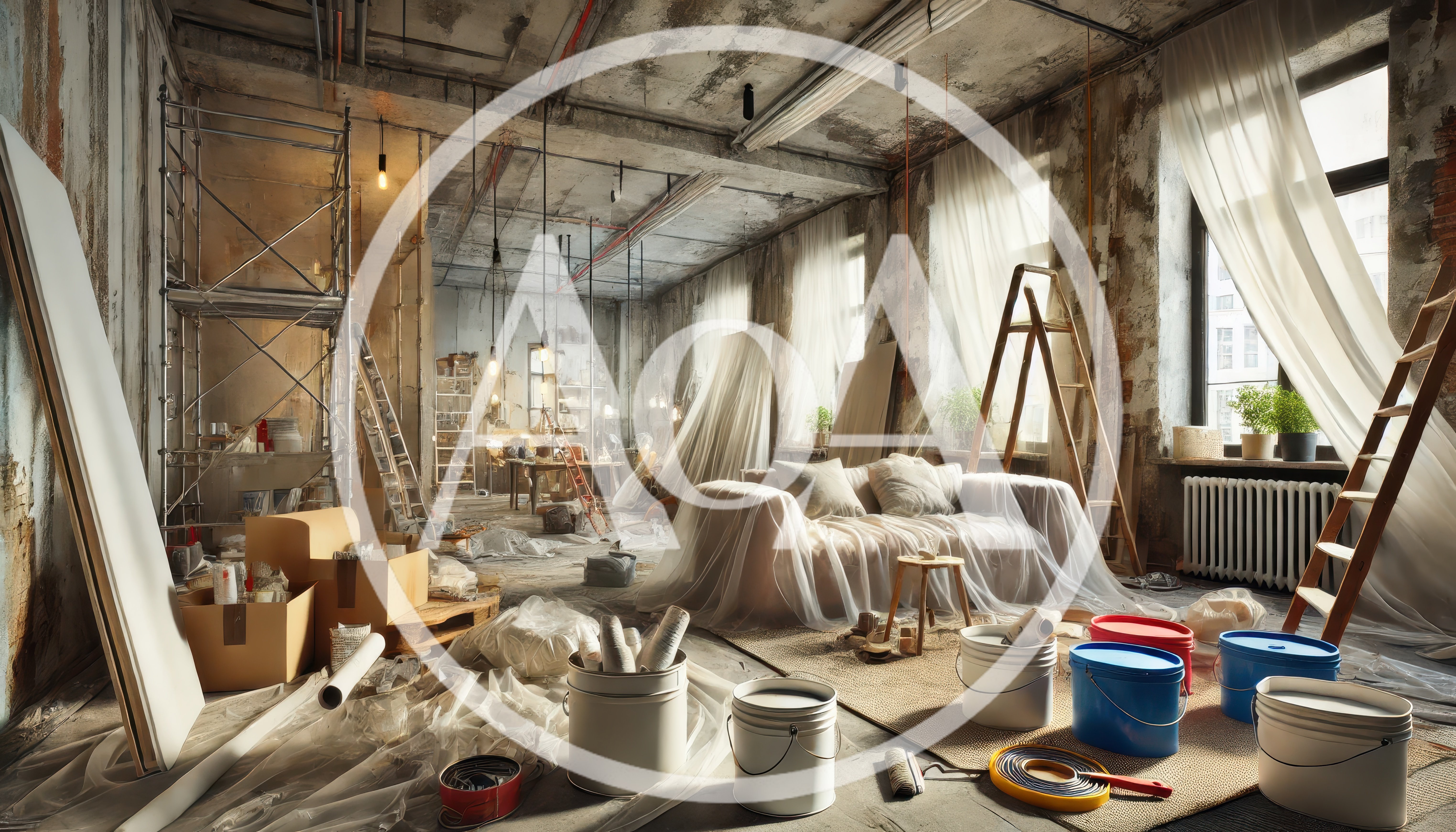Renovating A Spacious Industrial Loft Apartment Interior