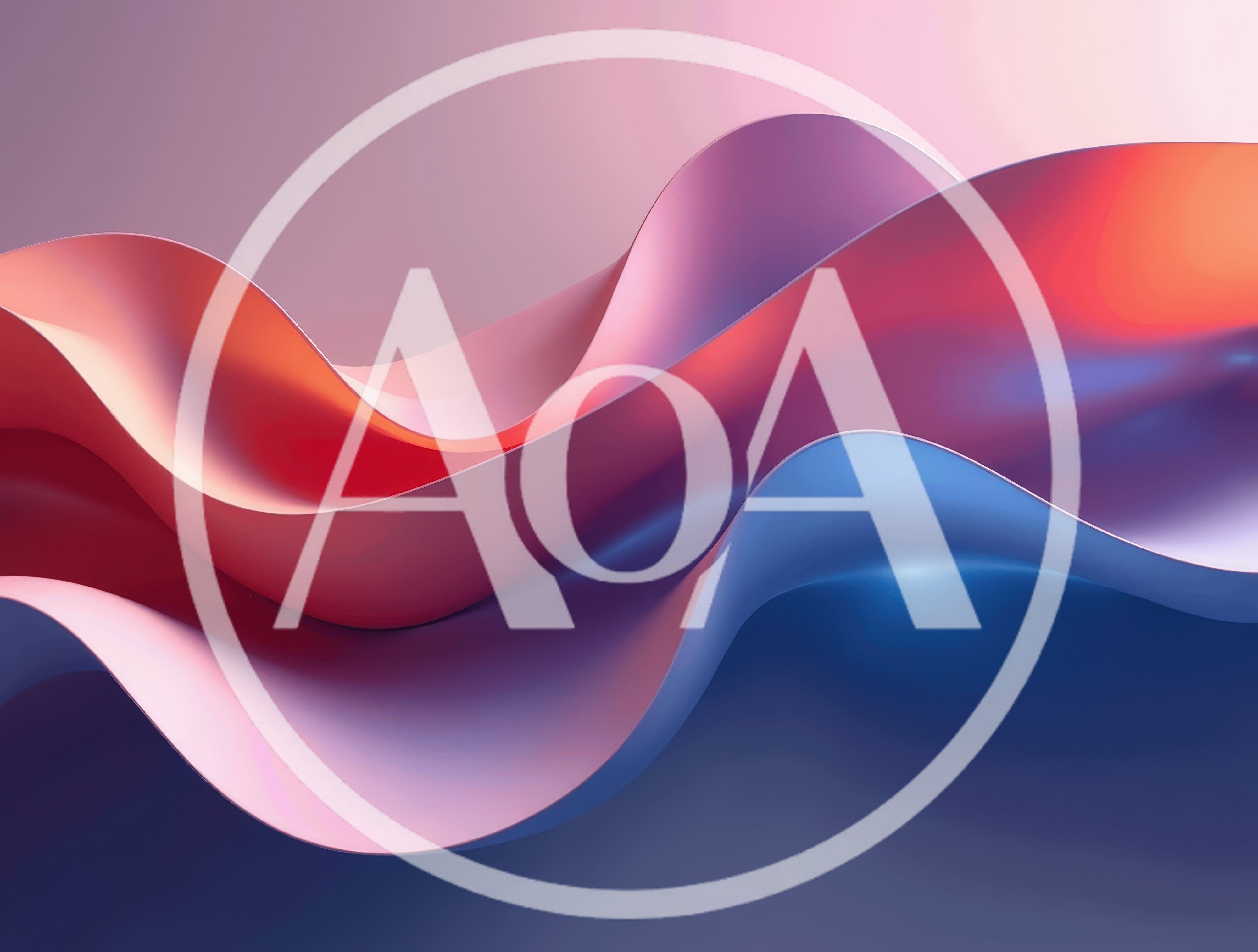 Abstract 3D Wavy Gradient Background