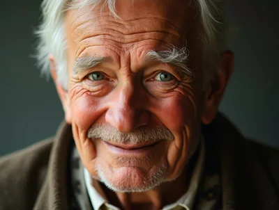 Portrait Of A Smiling Elderly Man