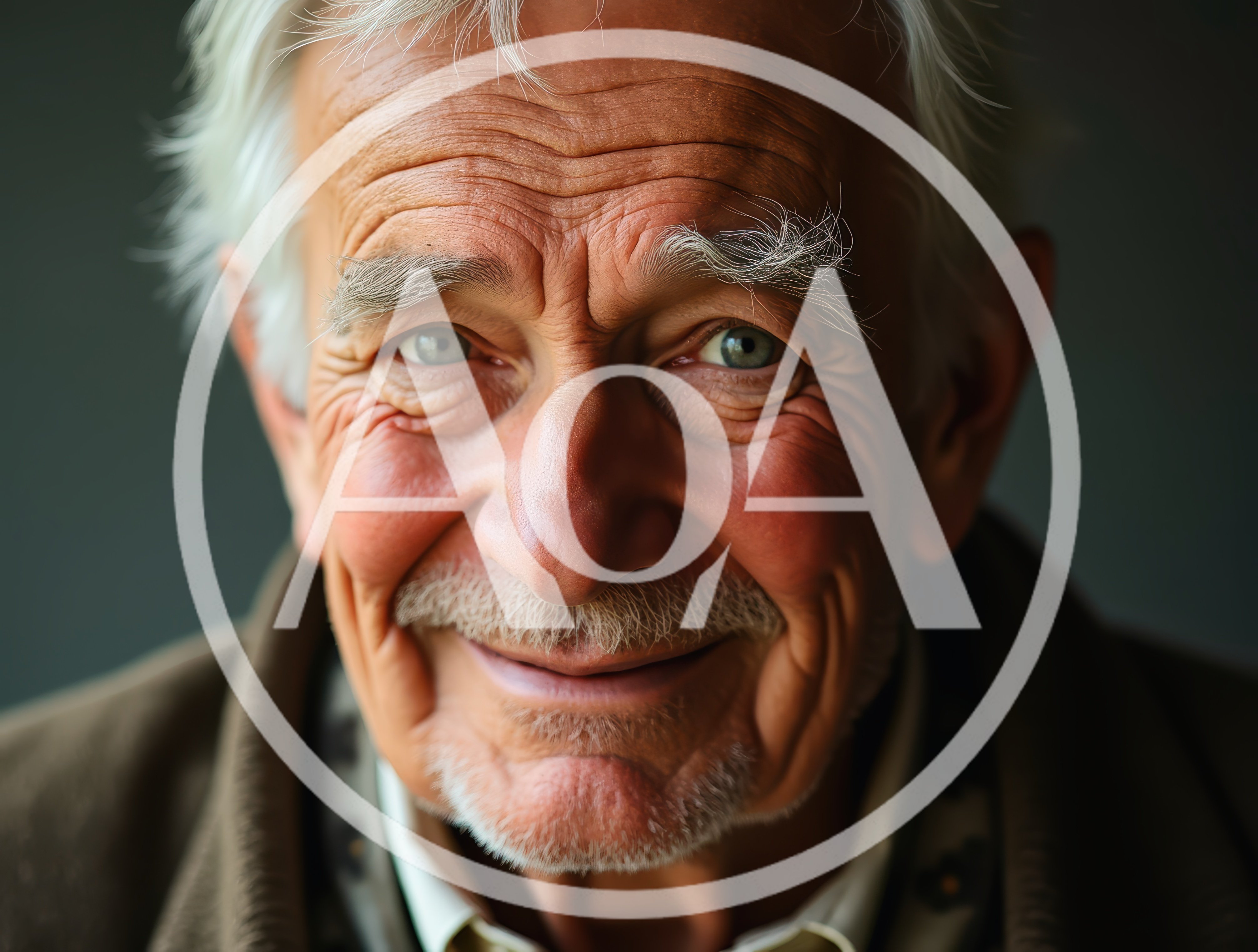 Portrait Of A Smiling Elderly Man