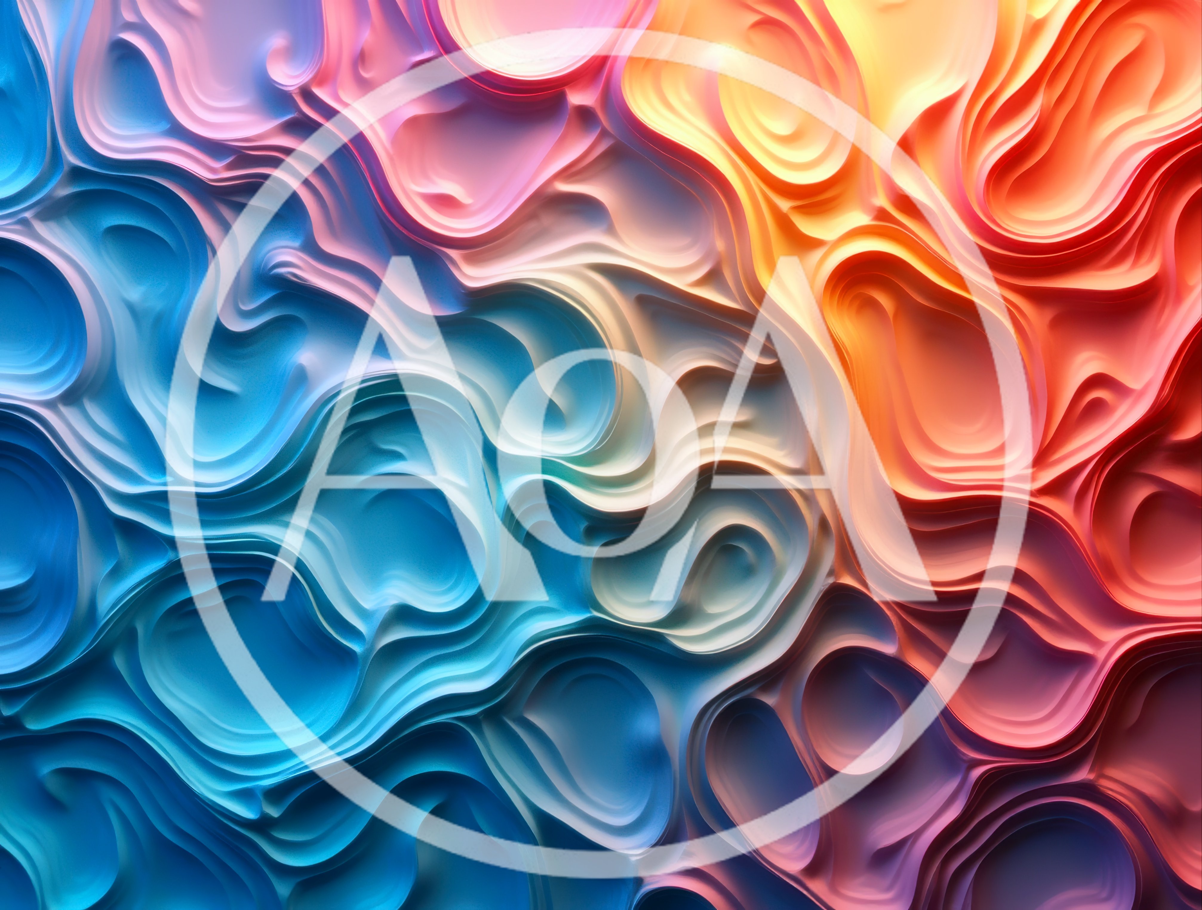 Abstract Fluid Gradient Waves Background