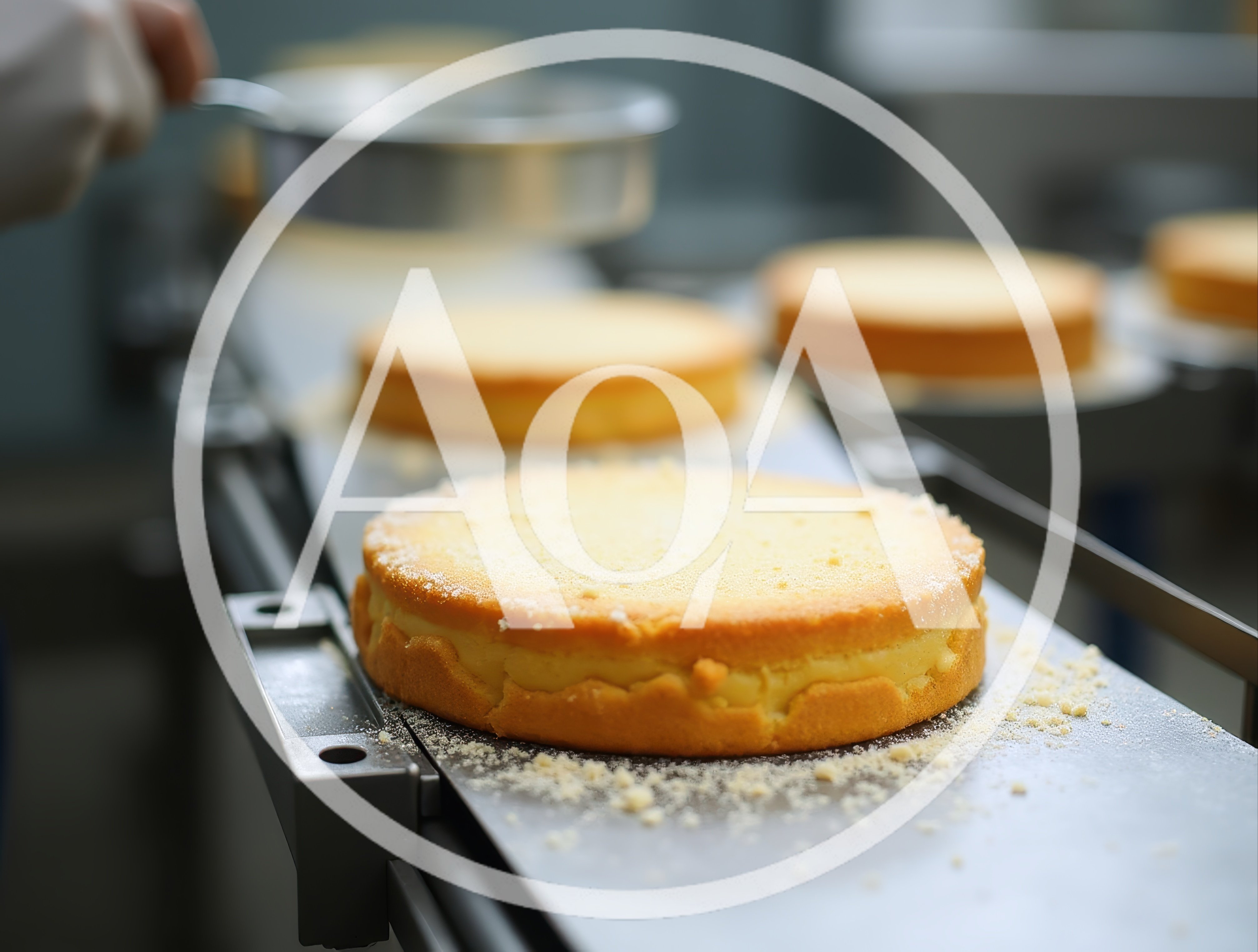 Industrial Cake Production Line With Powder Sifter