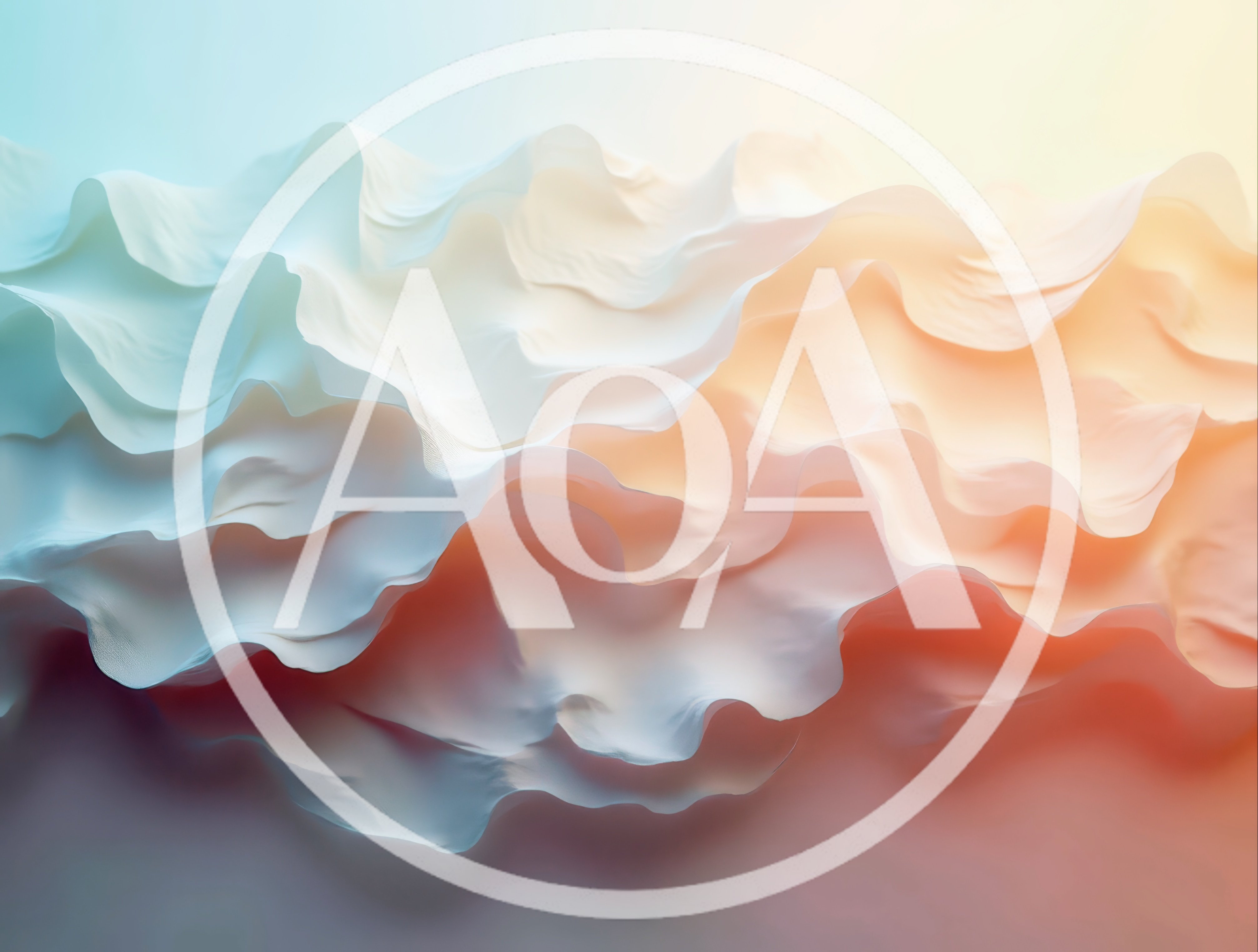 Abstract Flowing Fabric Waves With Soft Gradient Lighting