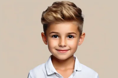 Portrait Of A Smiling Young Boy
