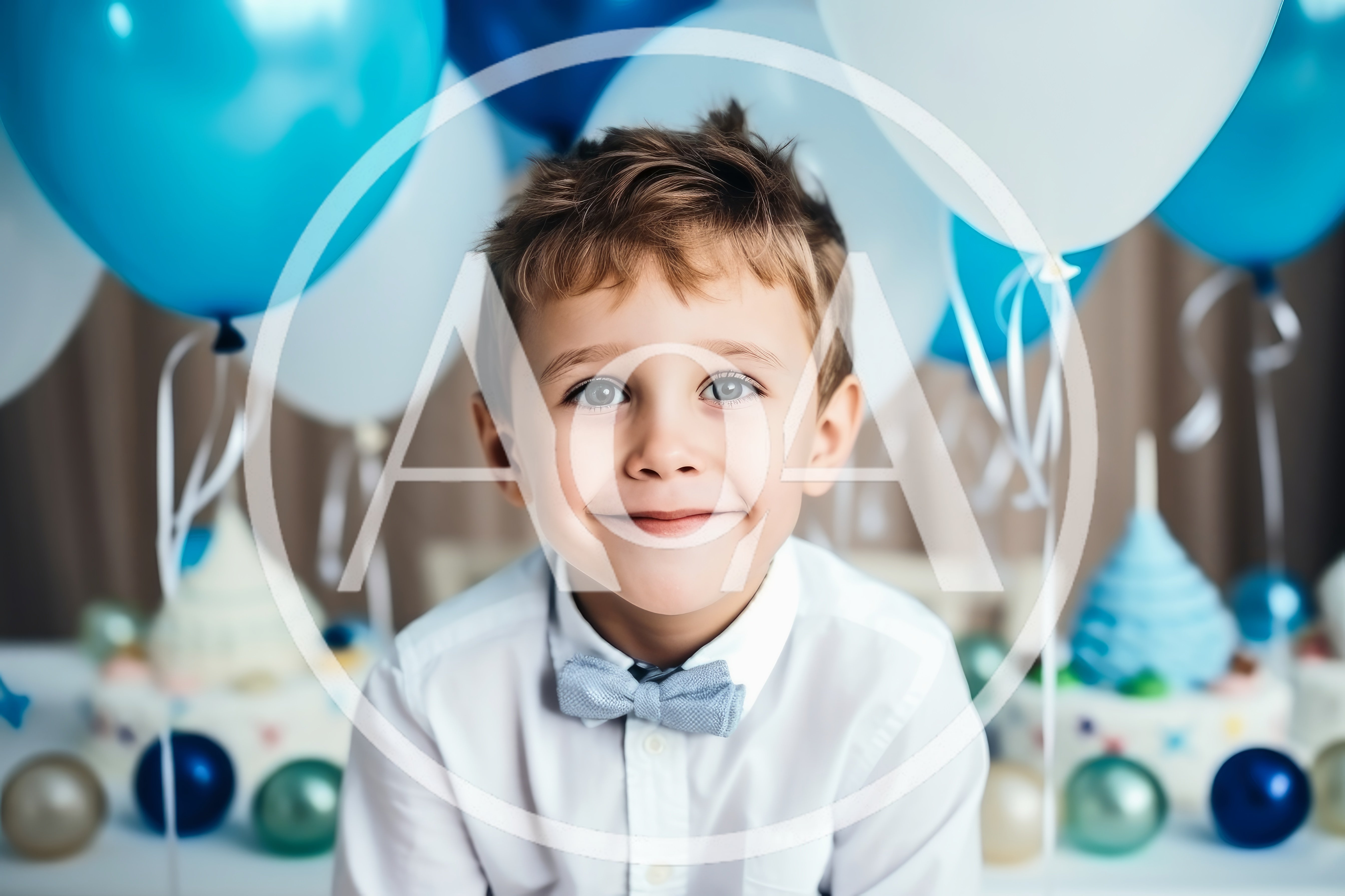 Portrait of a Young Boy in a Bow Tie