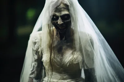Horror Bride Ghost In Wedding Dress
