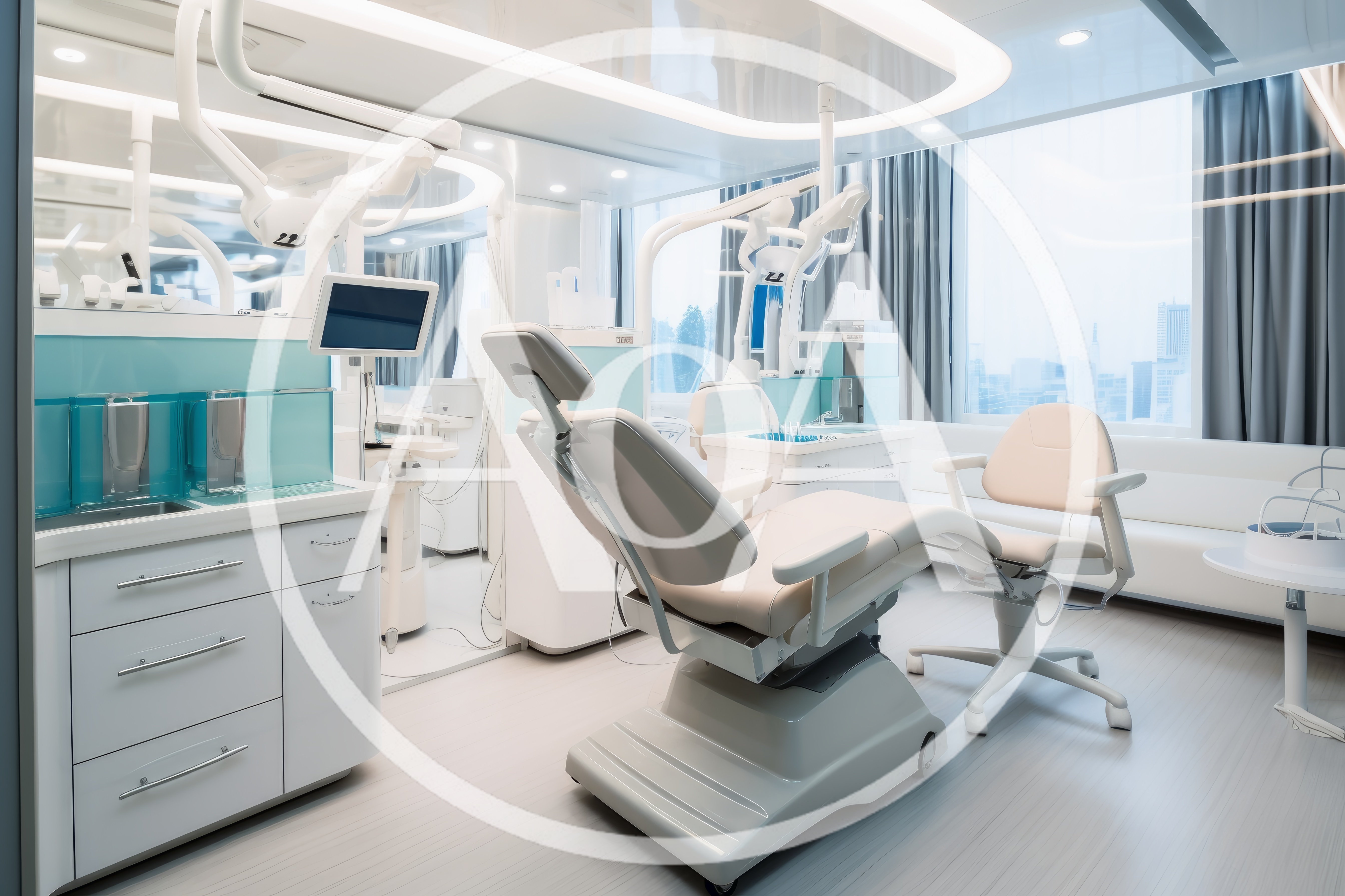 Modern Dental Clinic Interior With Professional Equipment