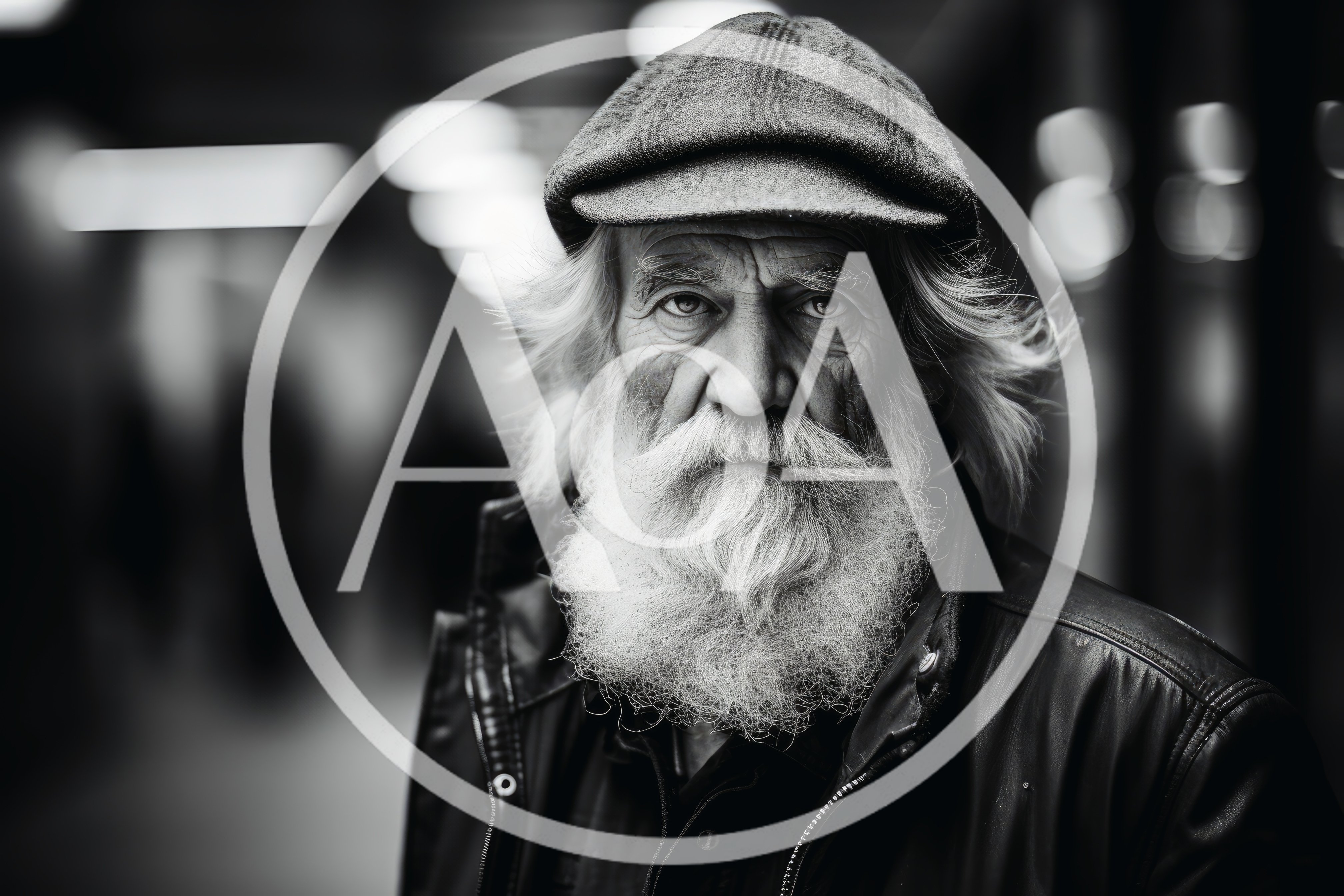Portrait Of An Elderly Man With A Long Beard
