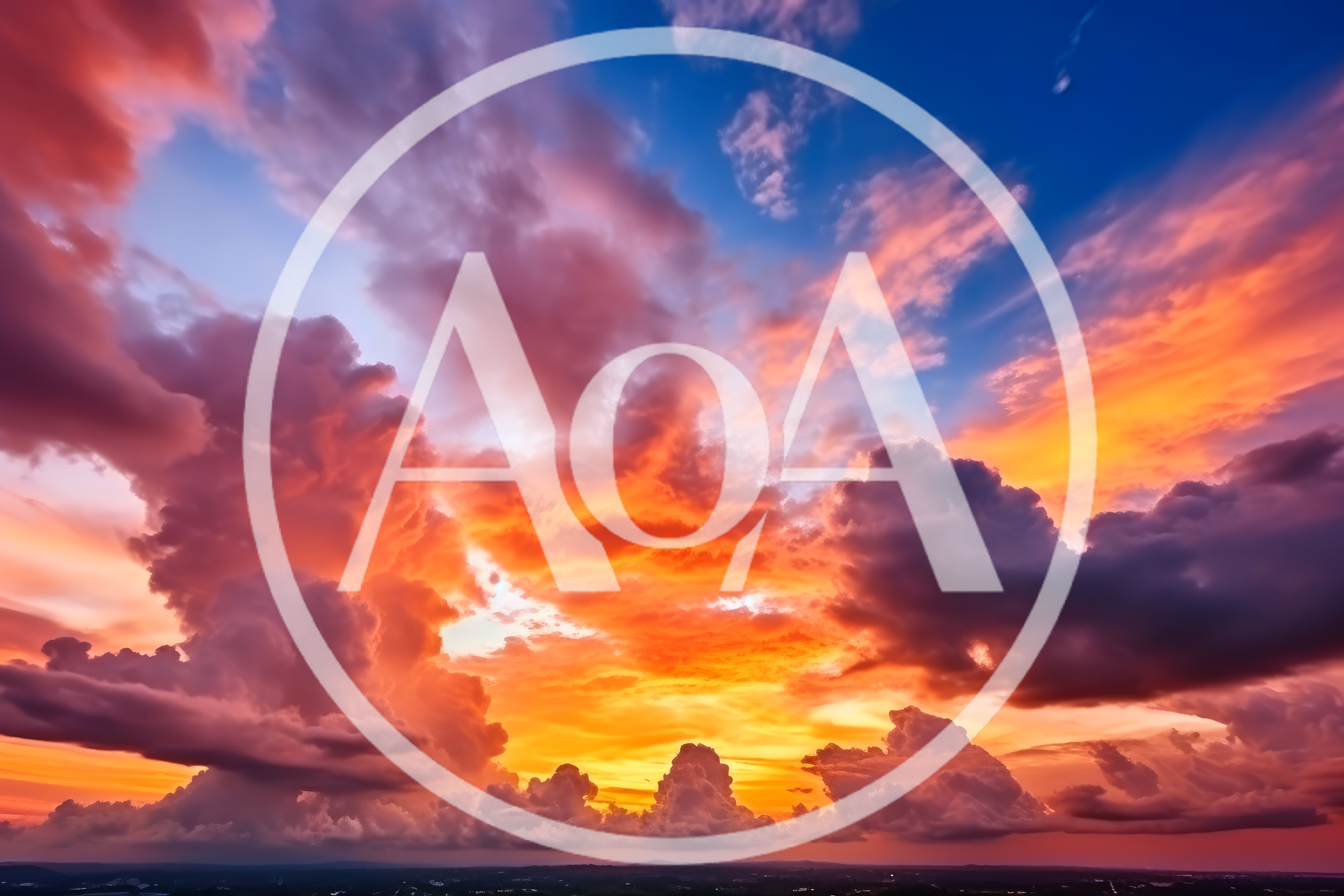 Dramatic Sunset Sky With Vibrant Clouds