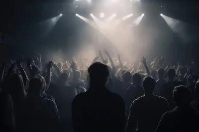 Crowd Enjoying Live Music Concert Performance