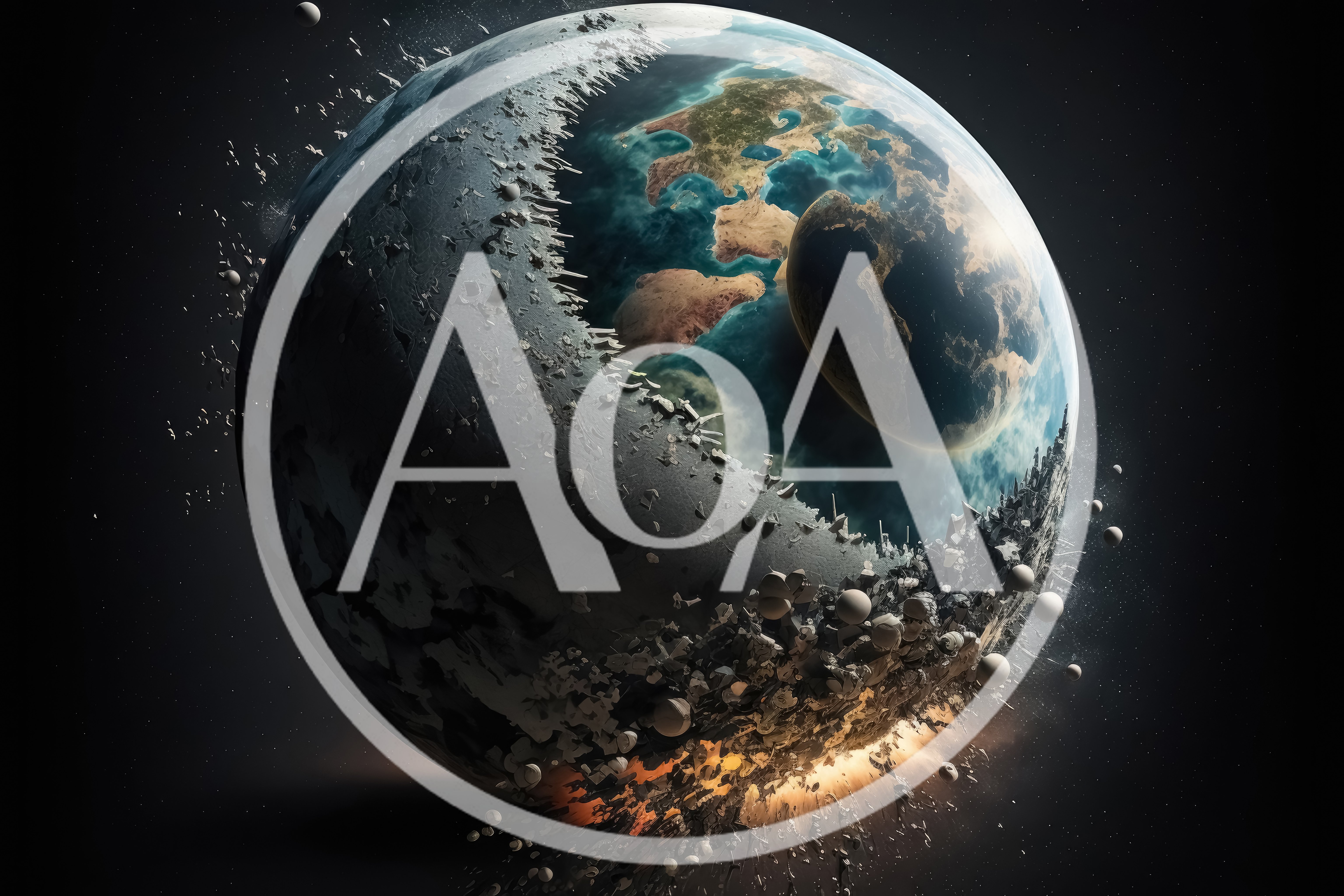 Catastrophic Destruction Of A Planet In Deep Space