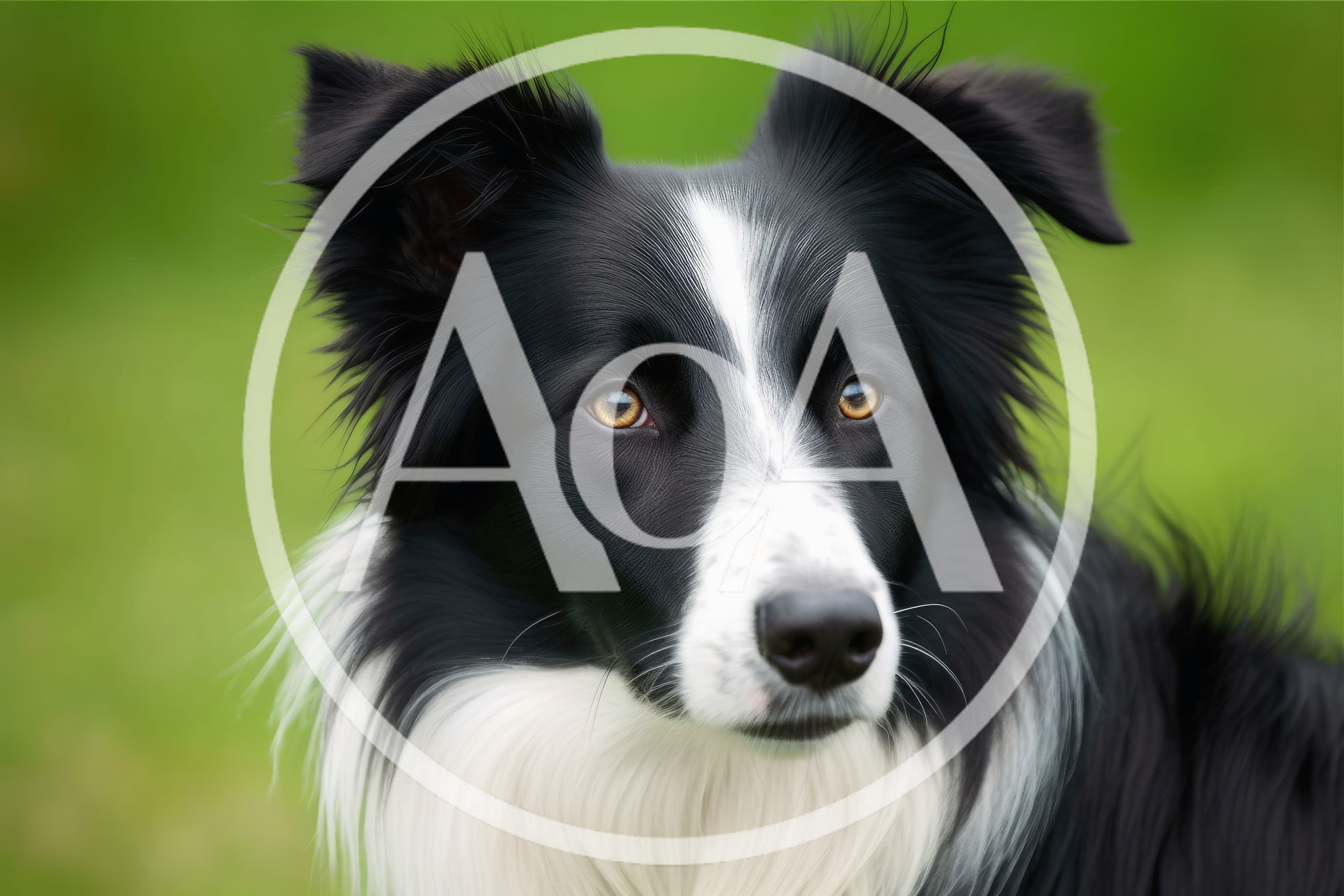 Portrait Of A Border Collie Dog