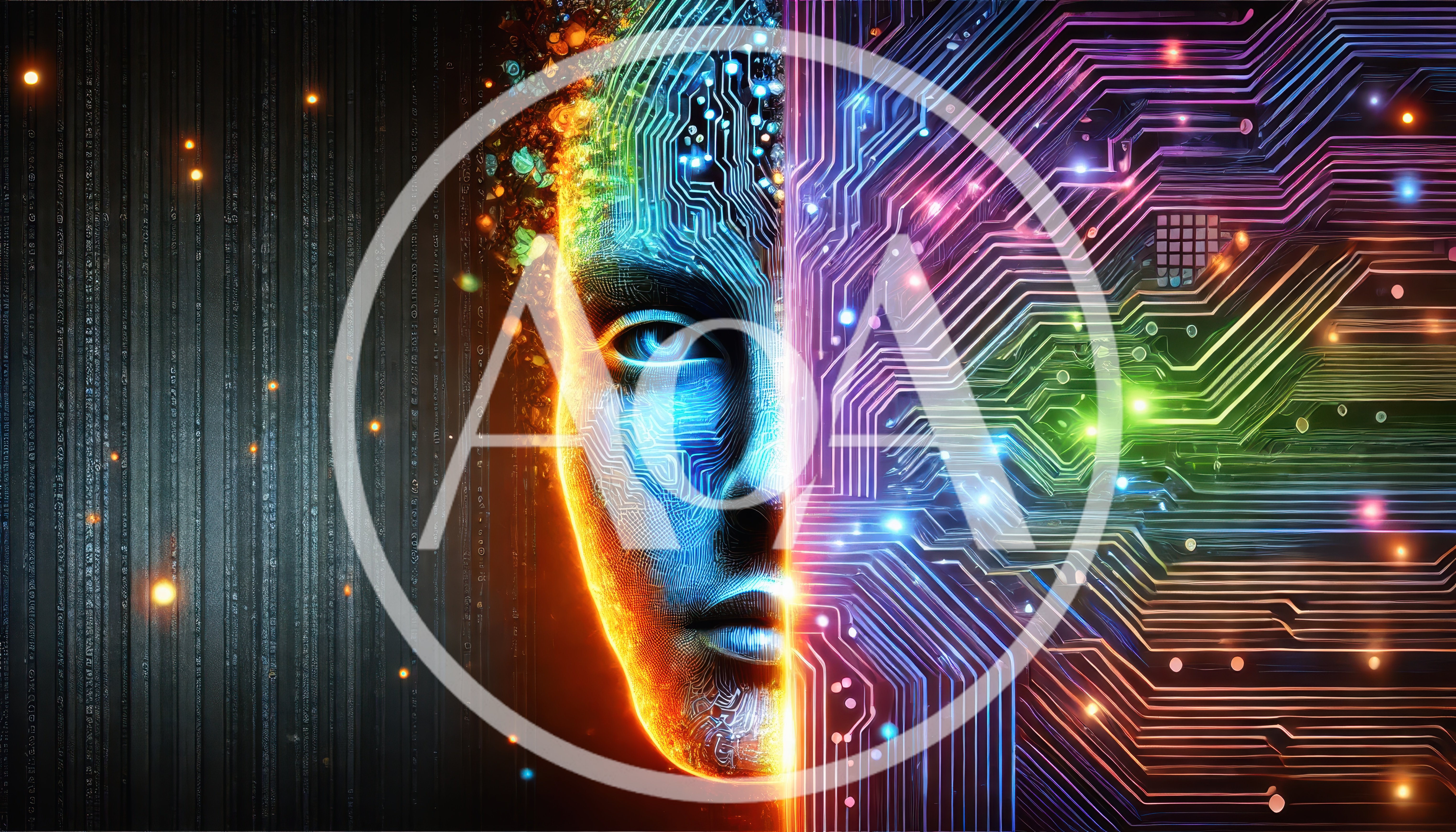 Digital Human Face Merging With Circuit Board Technology