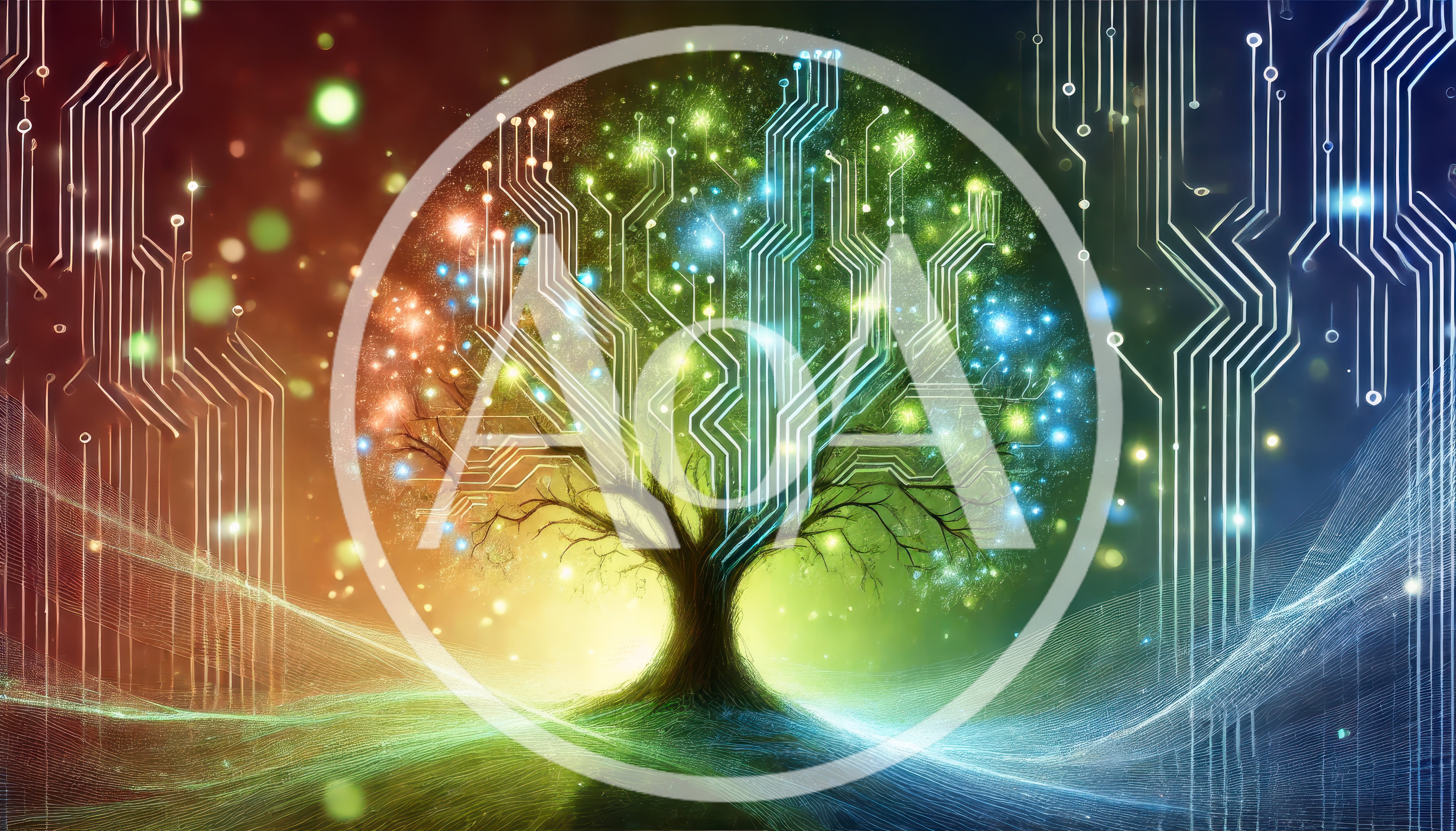 Digital Circuitry Tree Representing Artificial Intelligence Growth
