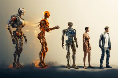 Evolutionary Progression From Robotic Machines To Human Beings