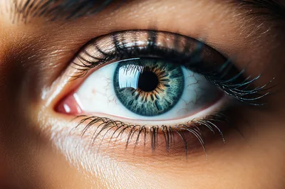 Extreme Close Up Of A Human Eye