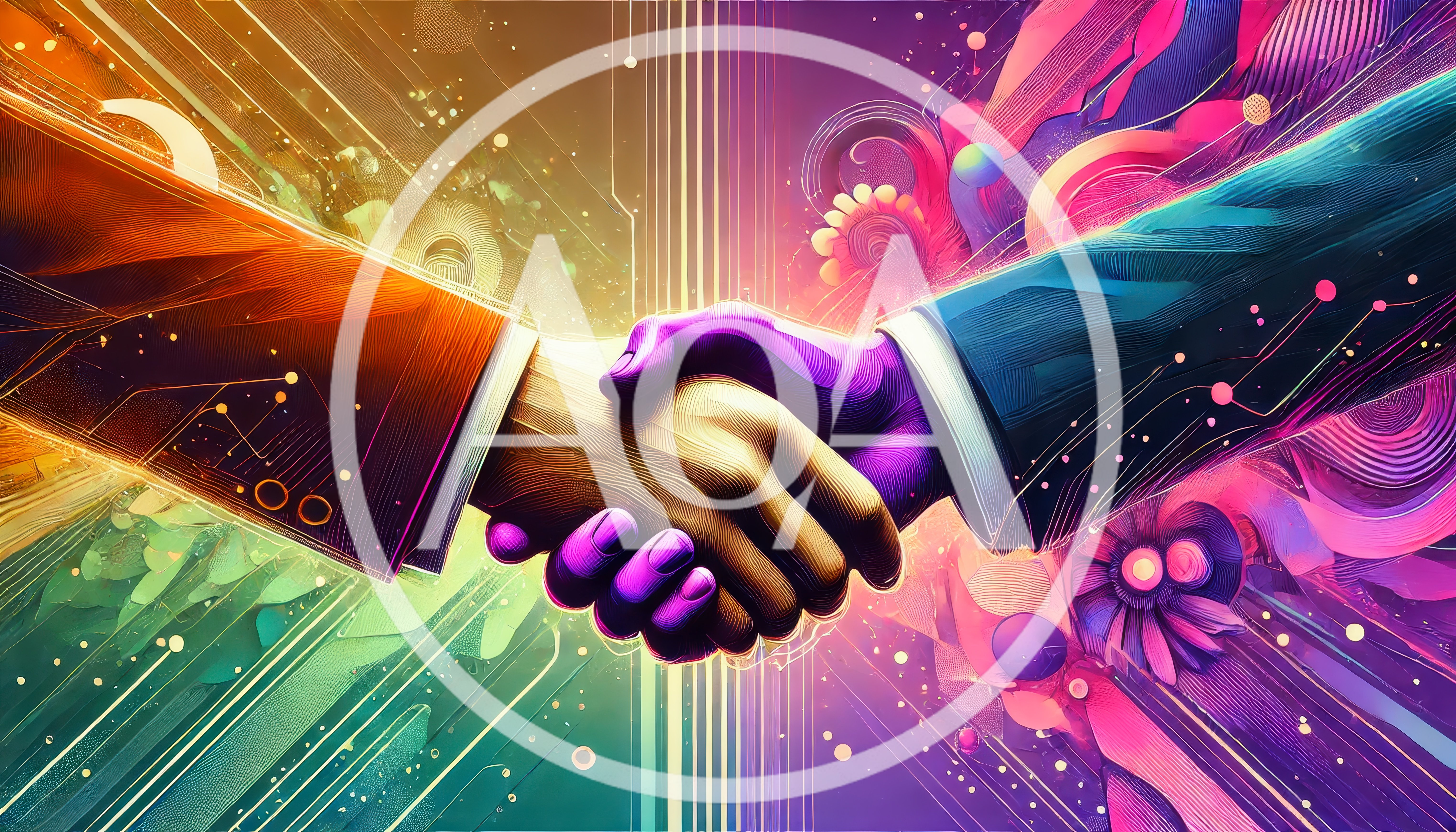 Digital Handshake Between Two Business Partners