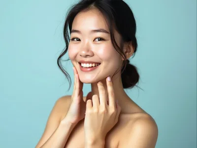 Portrait Of A Smiling Young Asian Woman