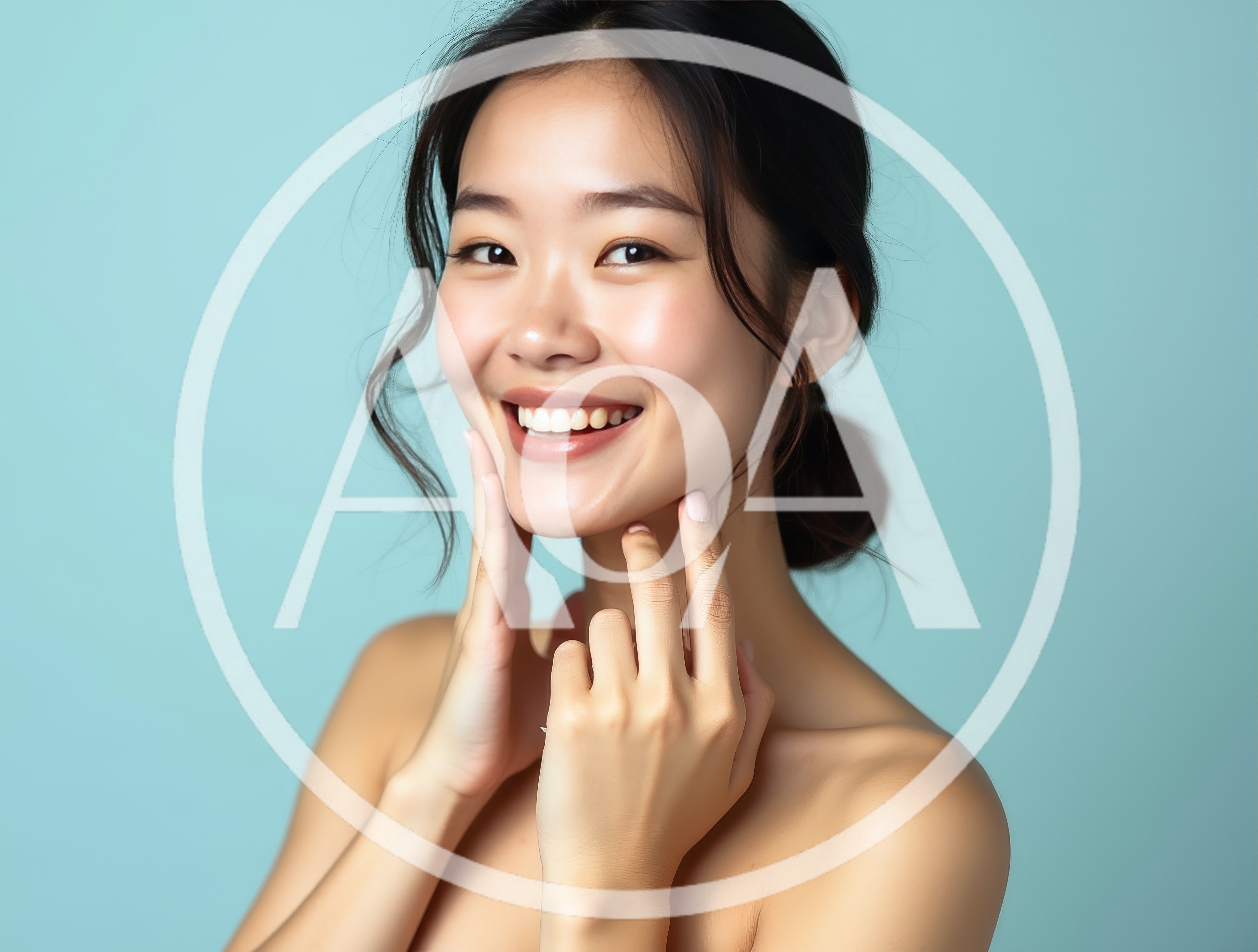 Portrait Of A Smiling Young Asian Woman