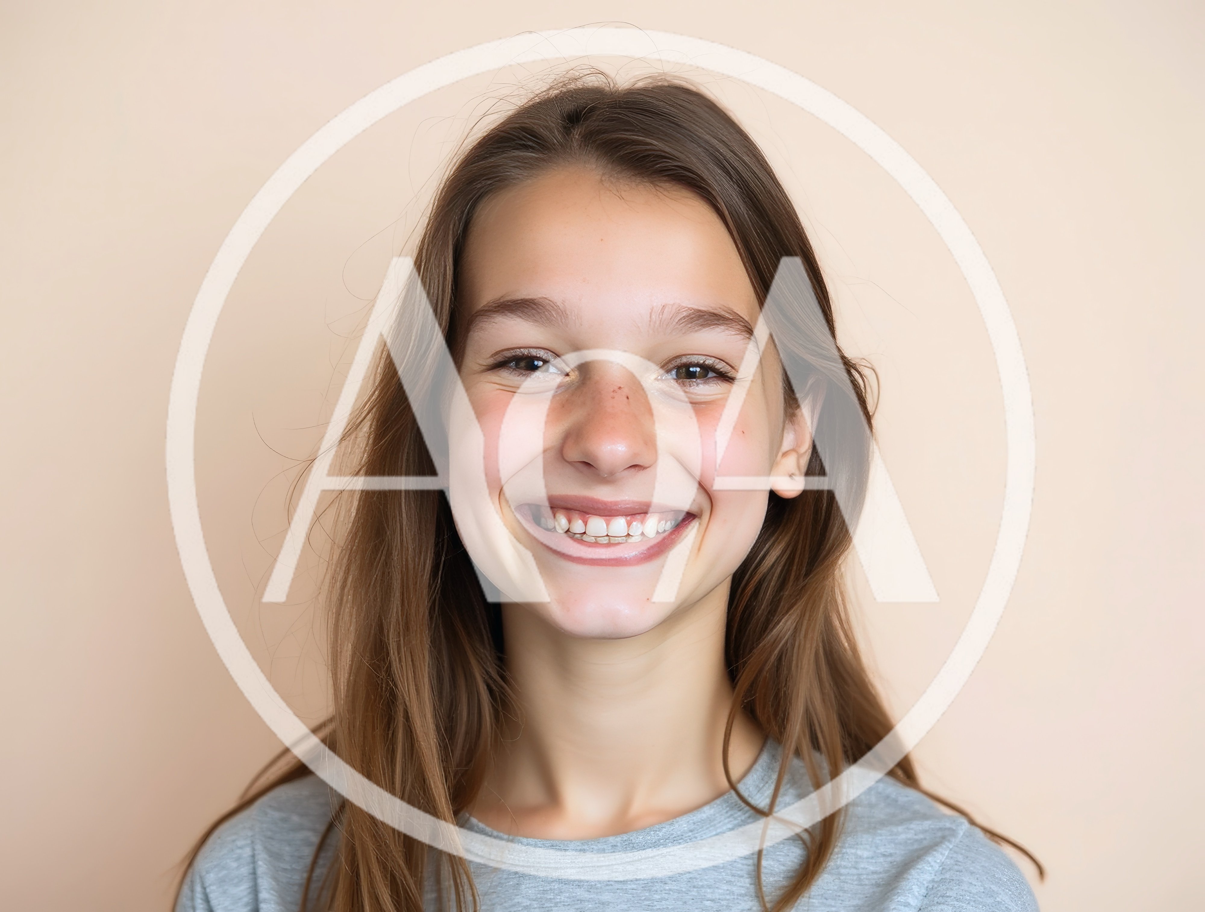 Portrait Of A Smiling Young Girl