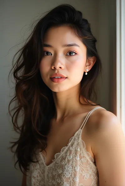 Portrait Of A Beautiful Young Asian Woman