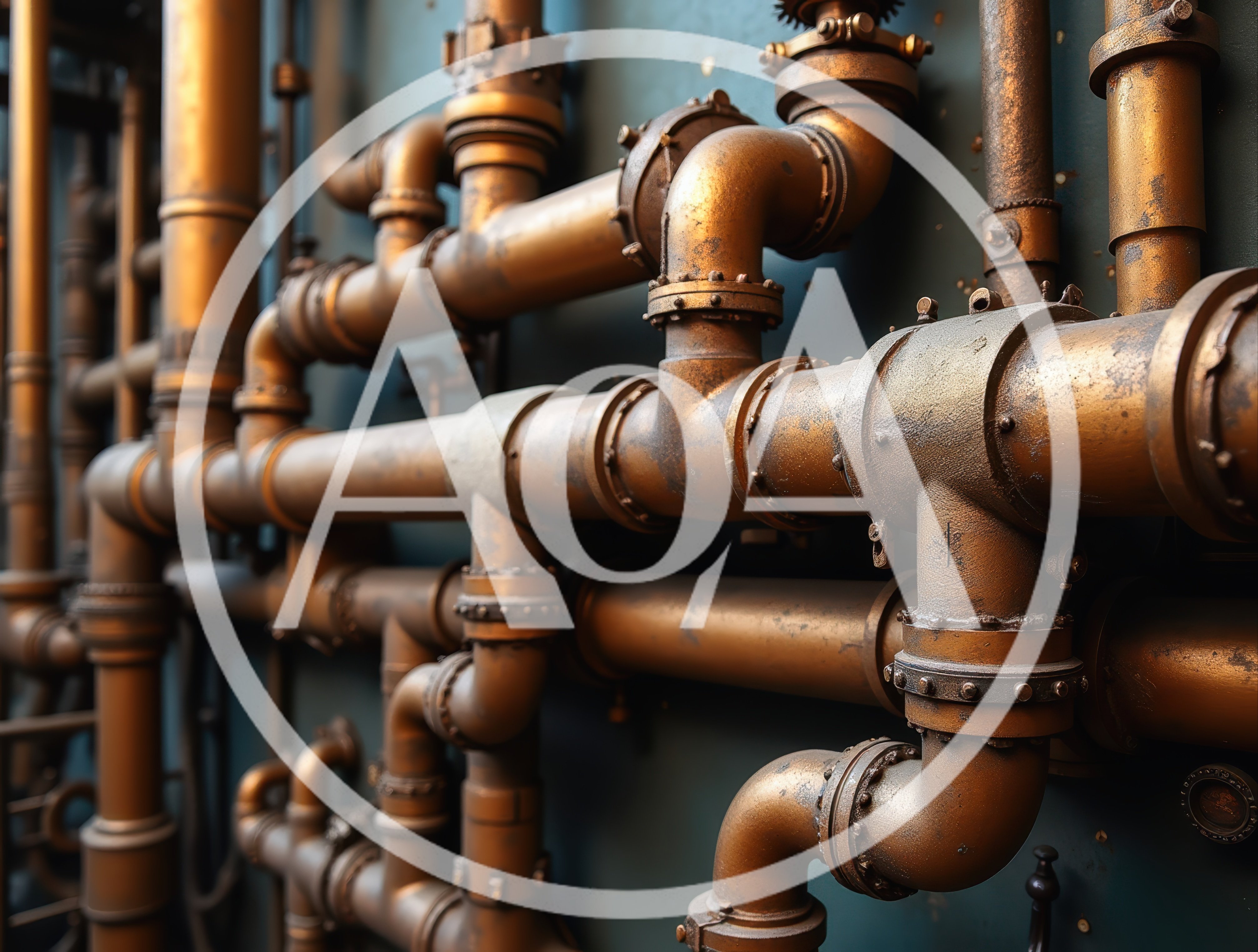 Industrial Copper Pipe Network System