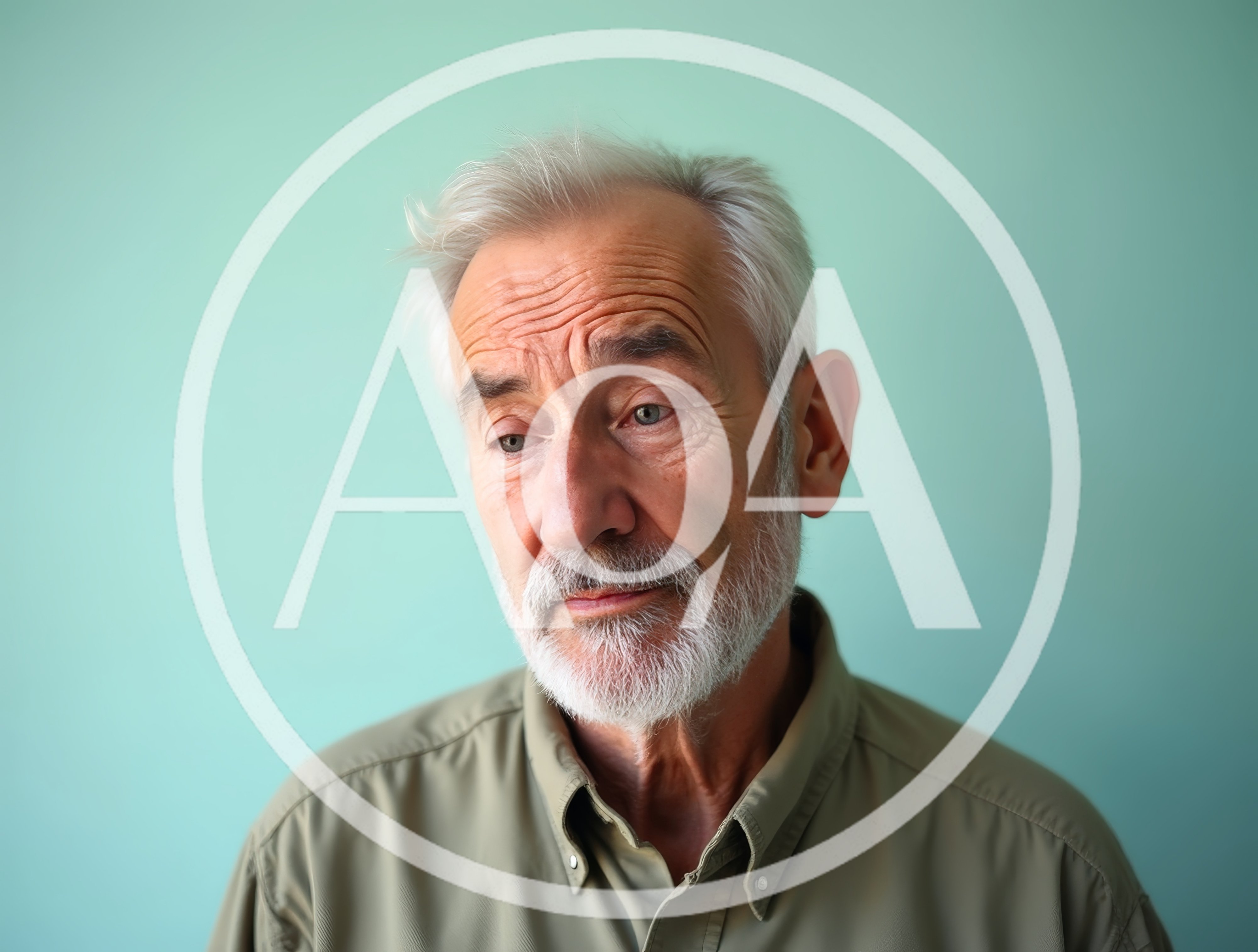 Portrait Of A Thoughtful Senior Man