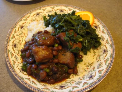 Feijoada Brazilian Black Bean Stew With Rice And Greens