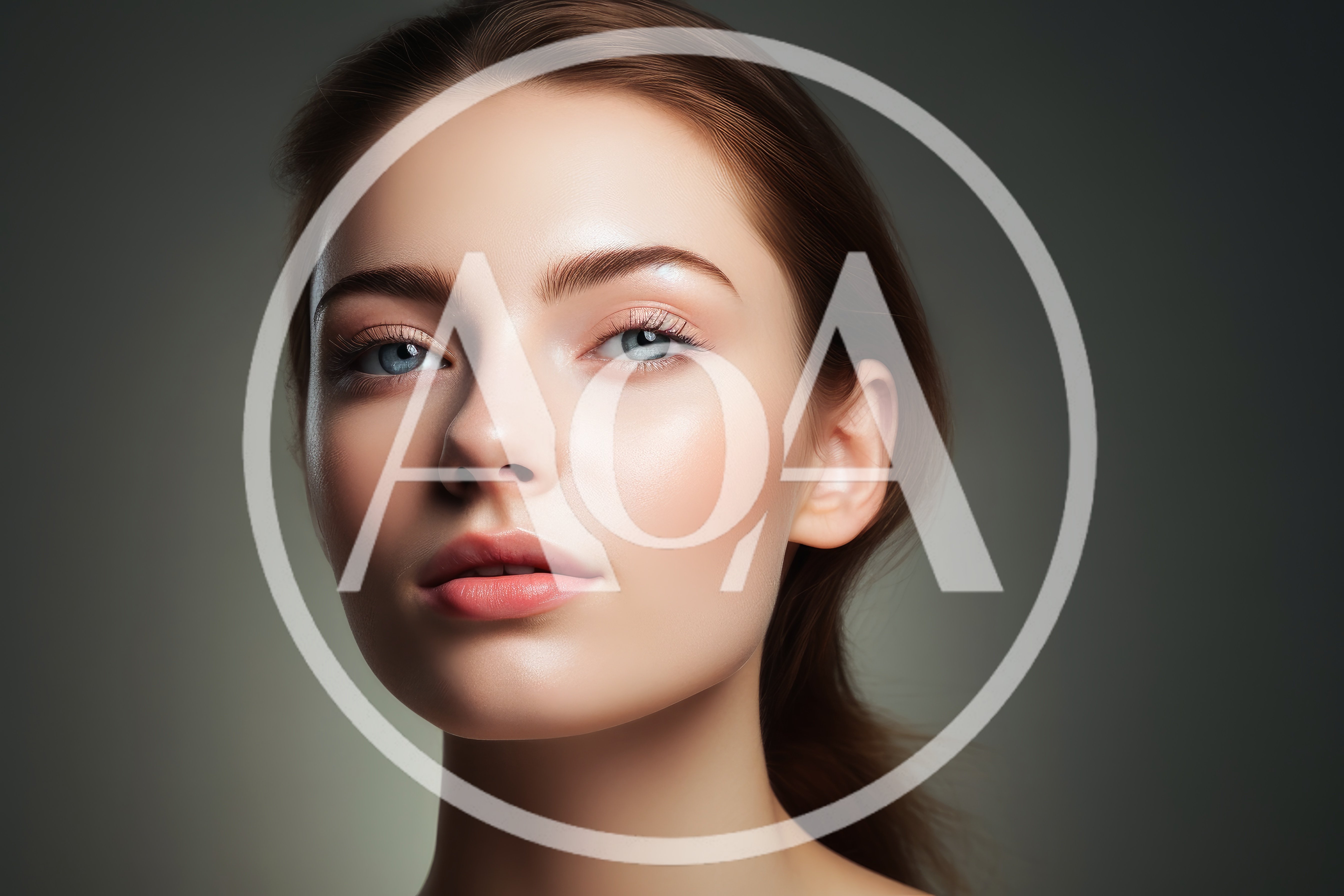Portrait Of A Young Woman With Natural Makeup