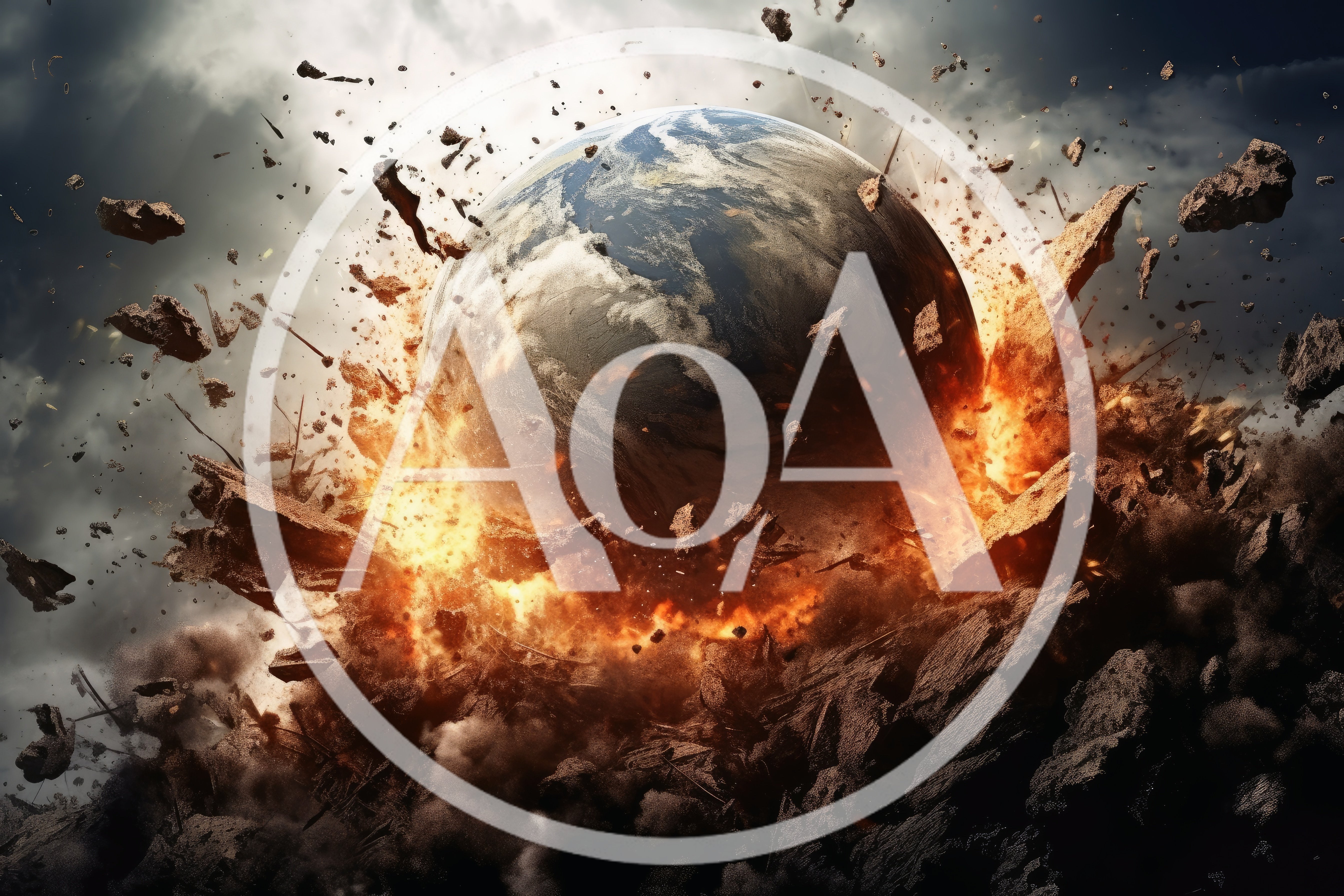 Catastrophic Explosion Of Planet Earth In Space
