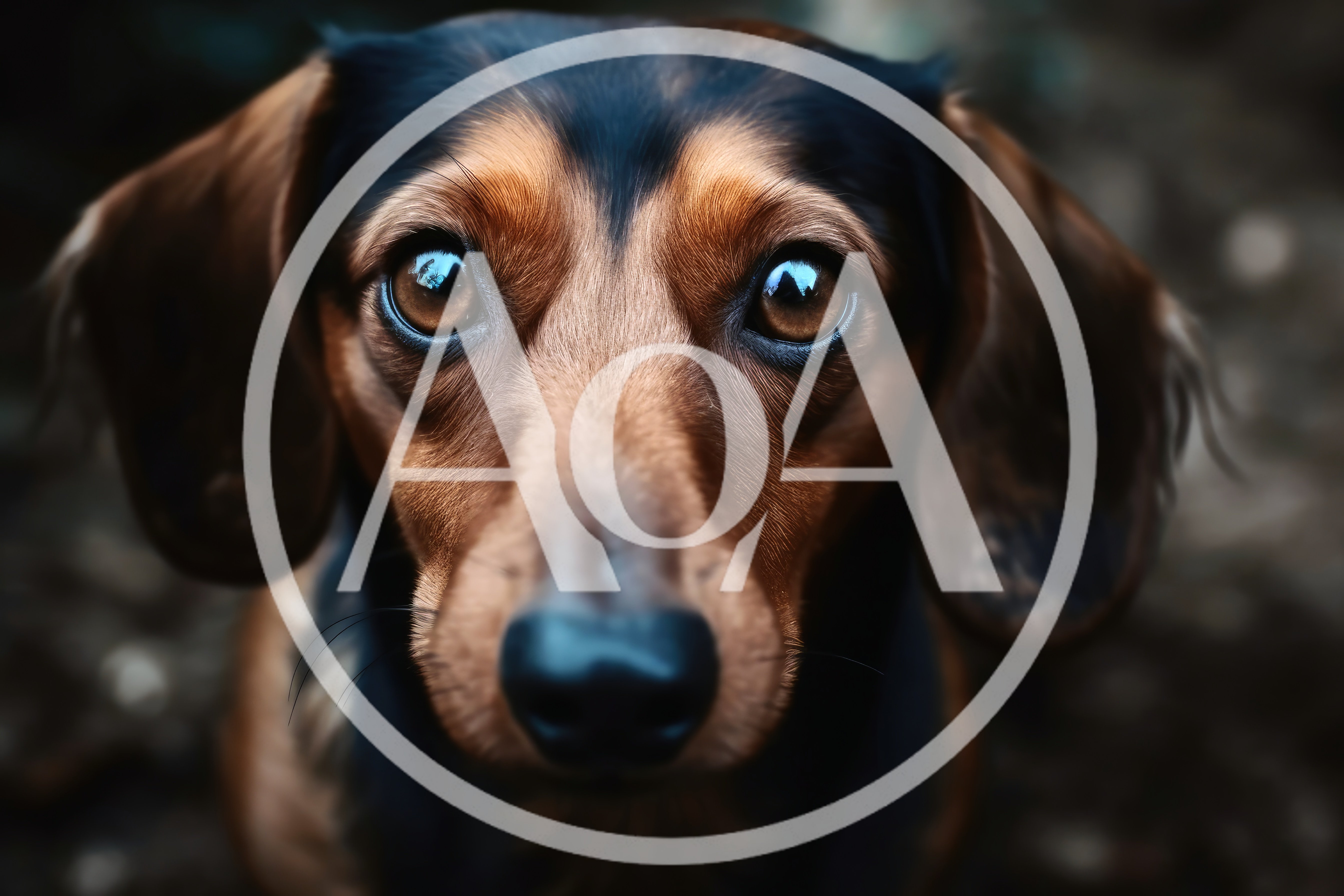 Close Up Portrait Of A Dachshund Dog