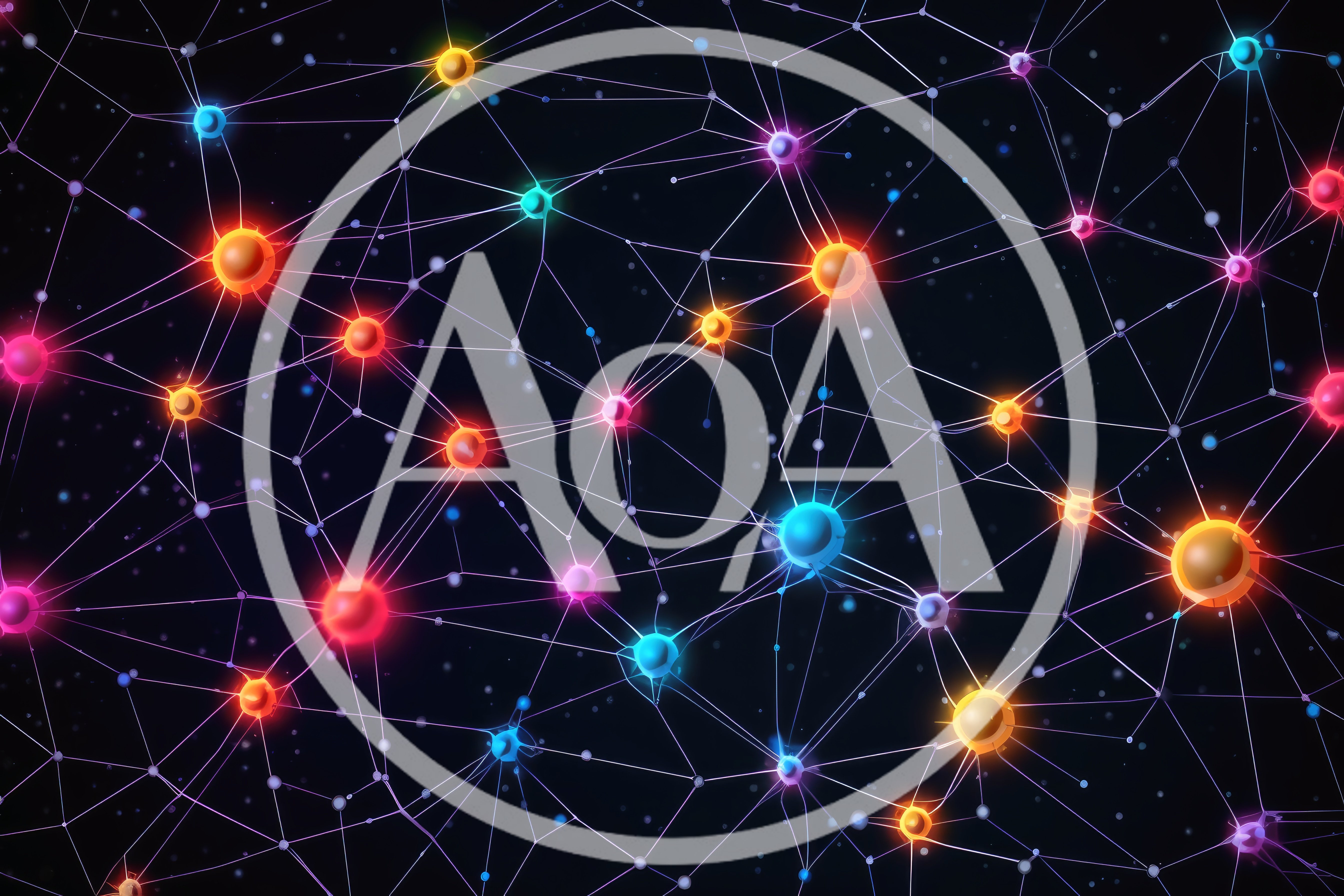 Abstract Neural Network Connection Visualization